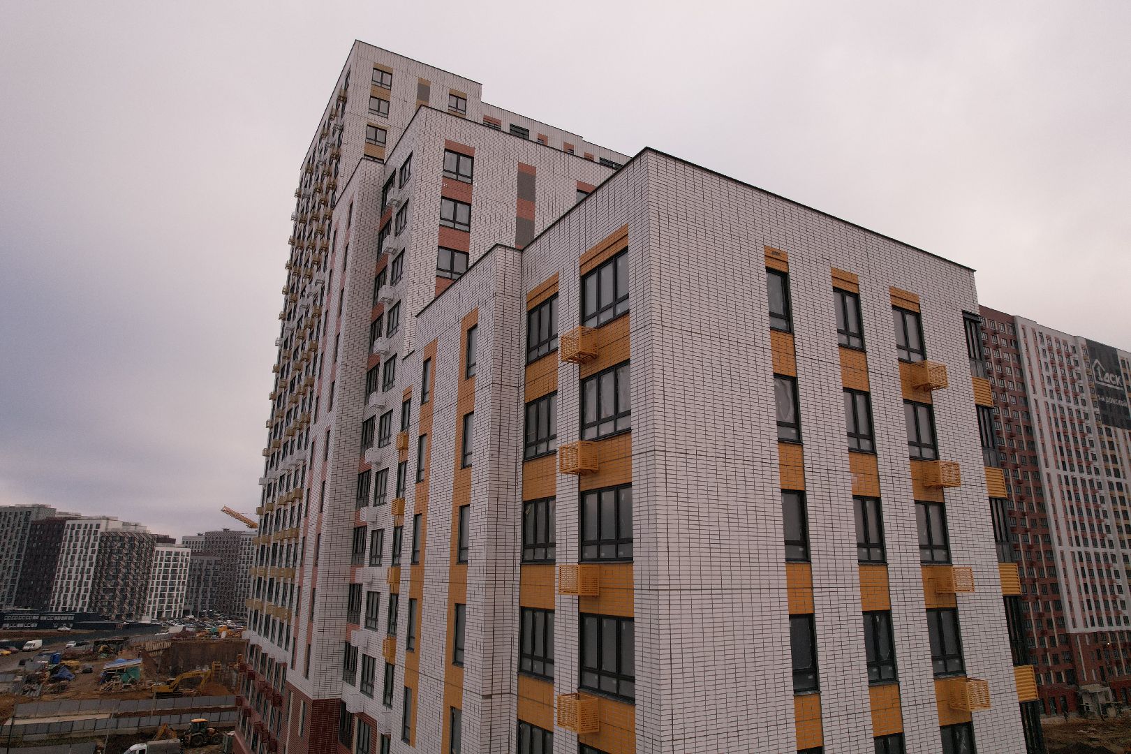 видео с коптера, жк, строительство, жилой дом,видео с коптера,