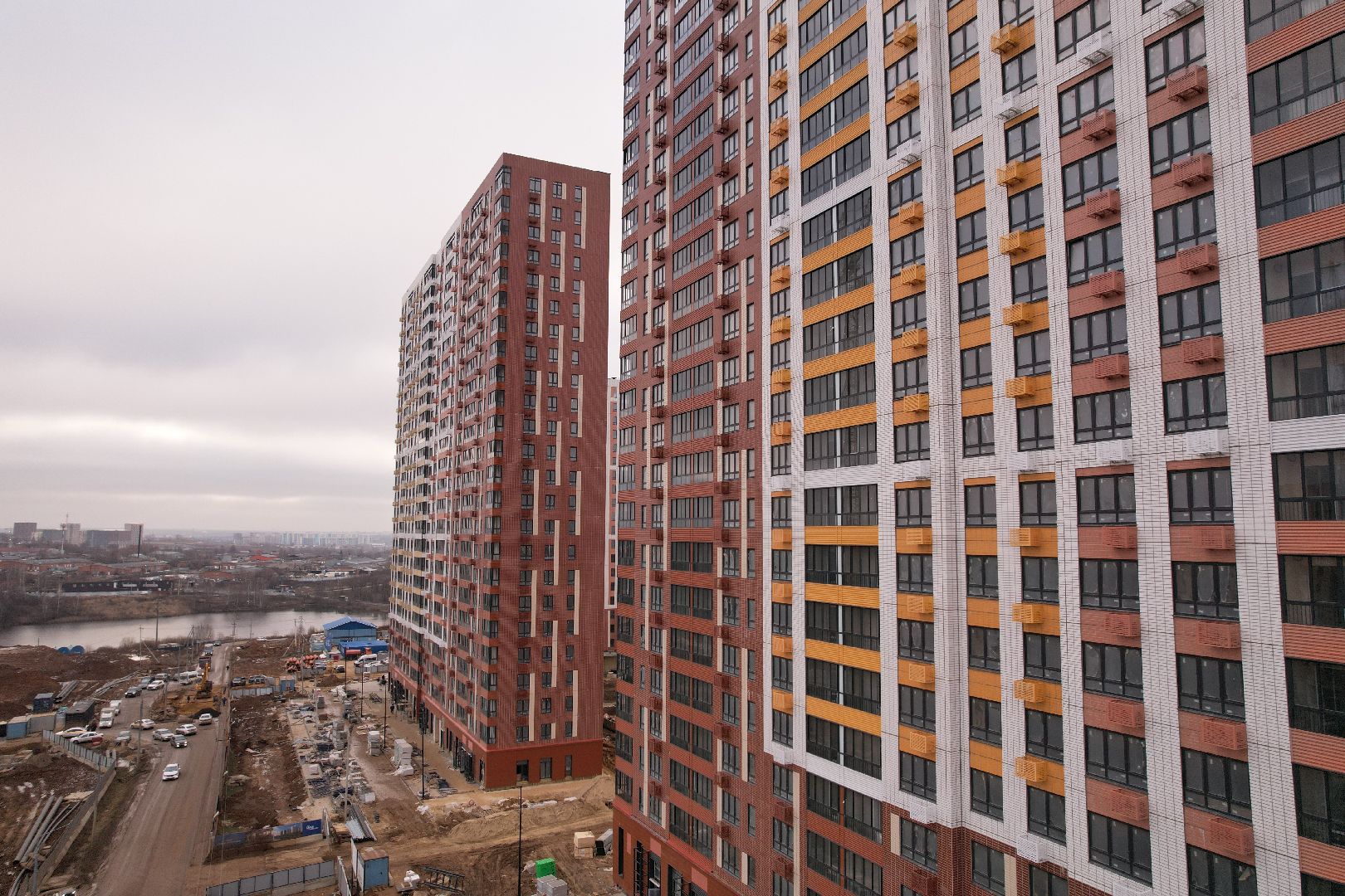 видео с коптера, жк, строительство, жилой дом,видео с коптера,