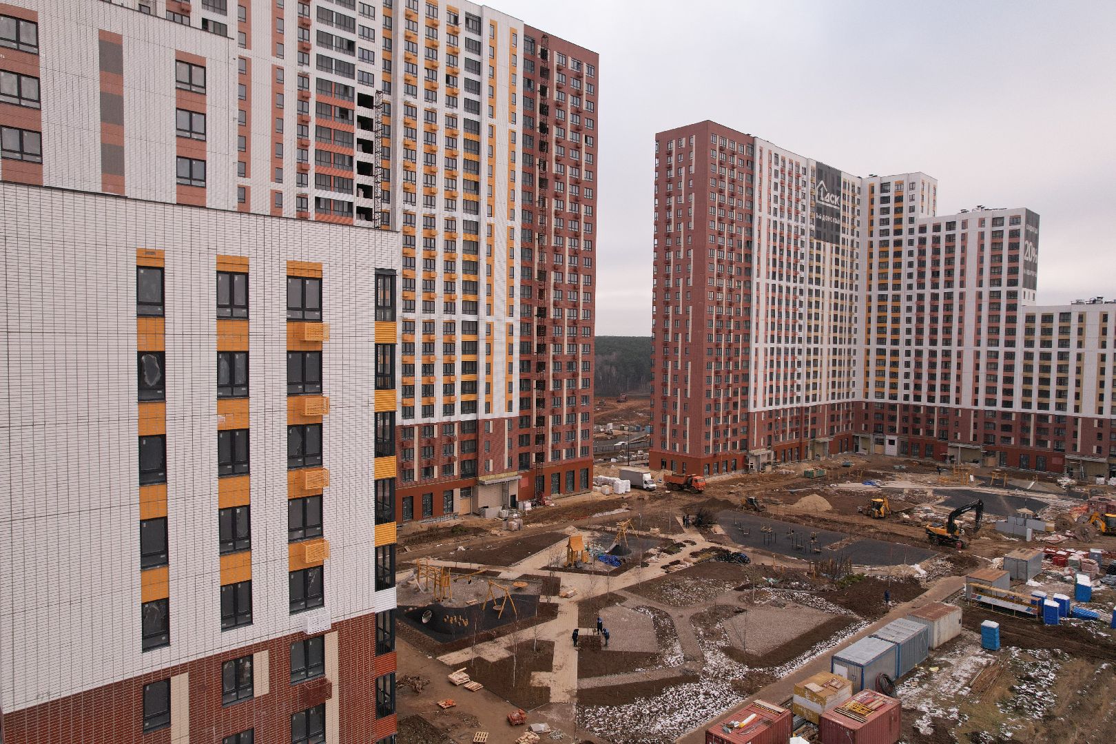 видео с коптера, жк, строительство, жилой дом,видео с коптера,