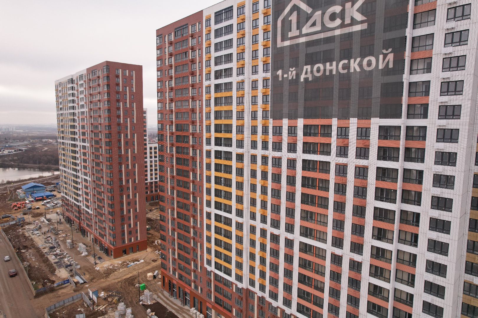 видео с коптера, жк, строительство, жилой дом,видео с коптера,