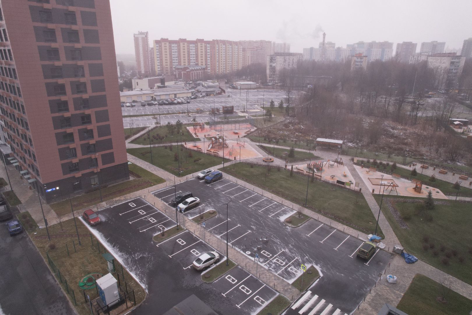 видео с коптера, жк, жилой дом, детский сад, строительство, ленинский,видео с коптера,