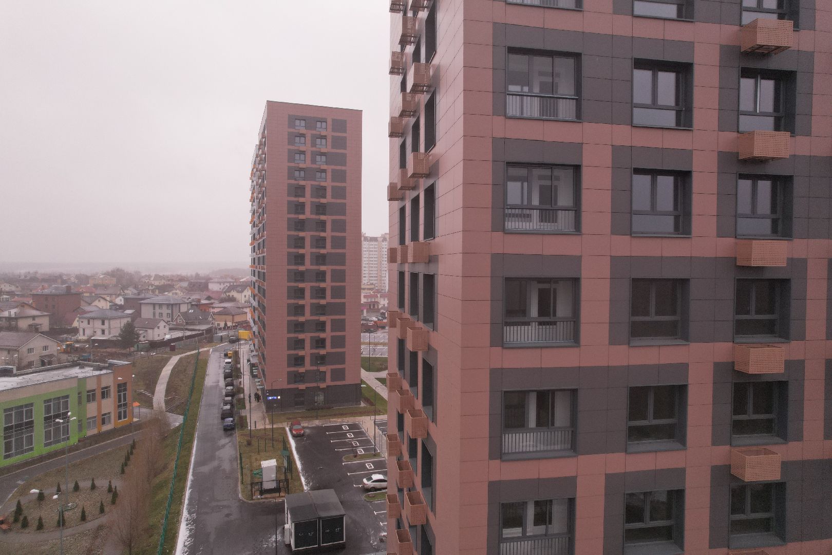 видео с коптера, жк, жилой дом, детский сад, строительство, ленинский,видео с коптера,