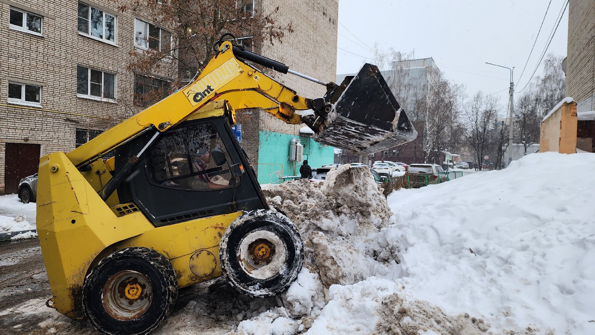 вывоз снега, уборка снега и наледи, истра, вертикалки,