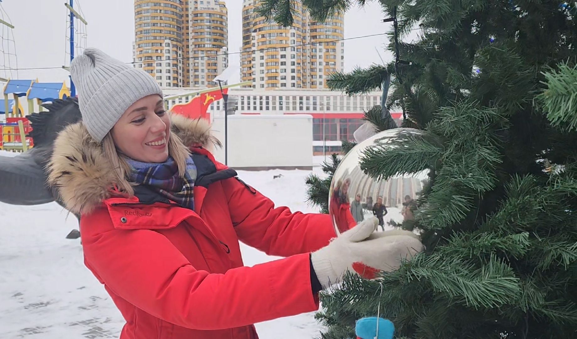 Двор, Новый год, химки, благоустройство,вертикалки,