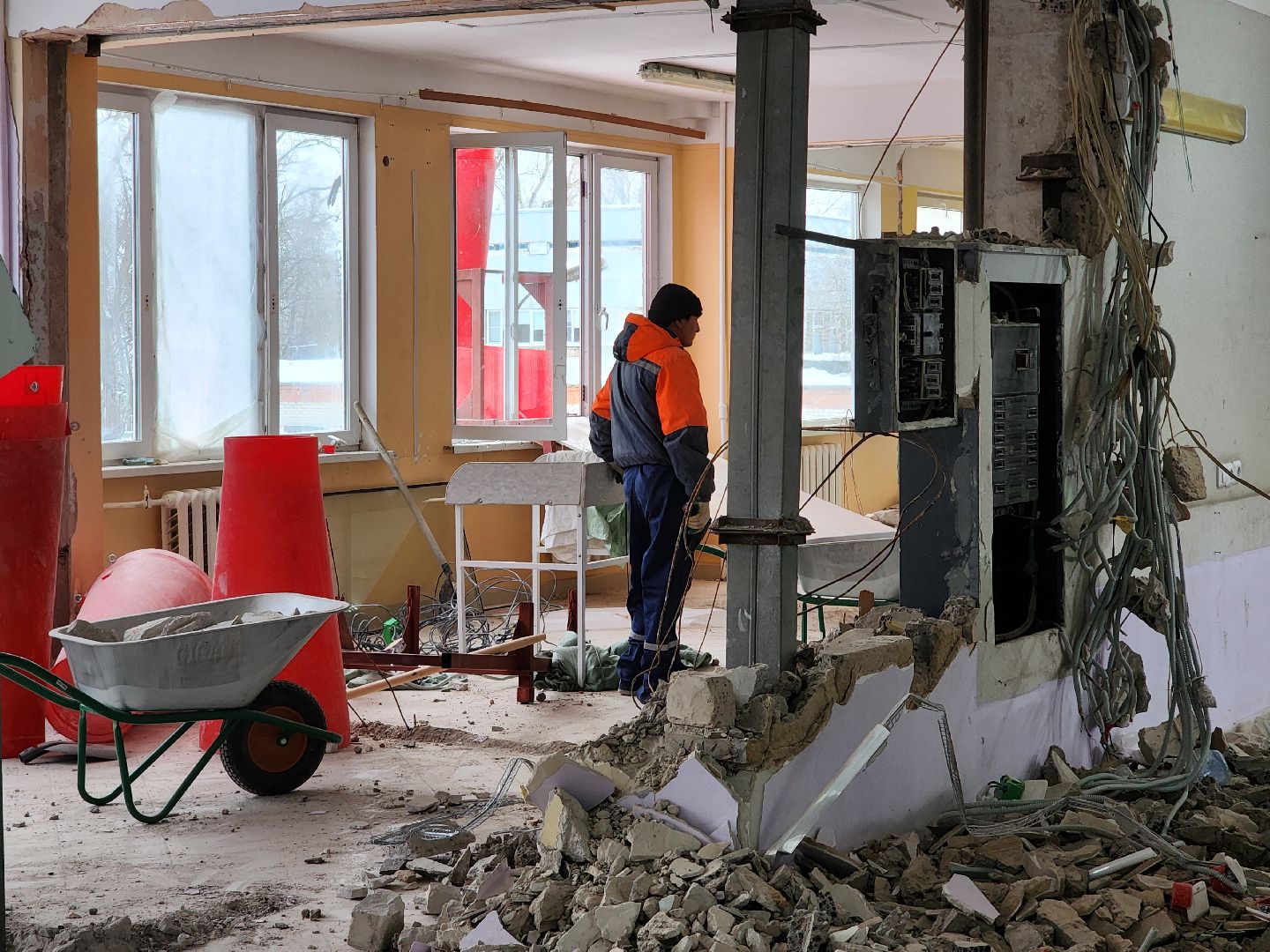 ремонт, больница, обновление, детское отделение, врачи, пациенты,