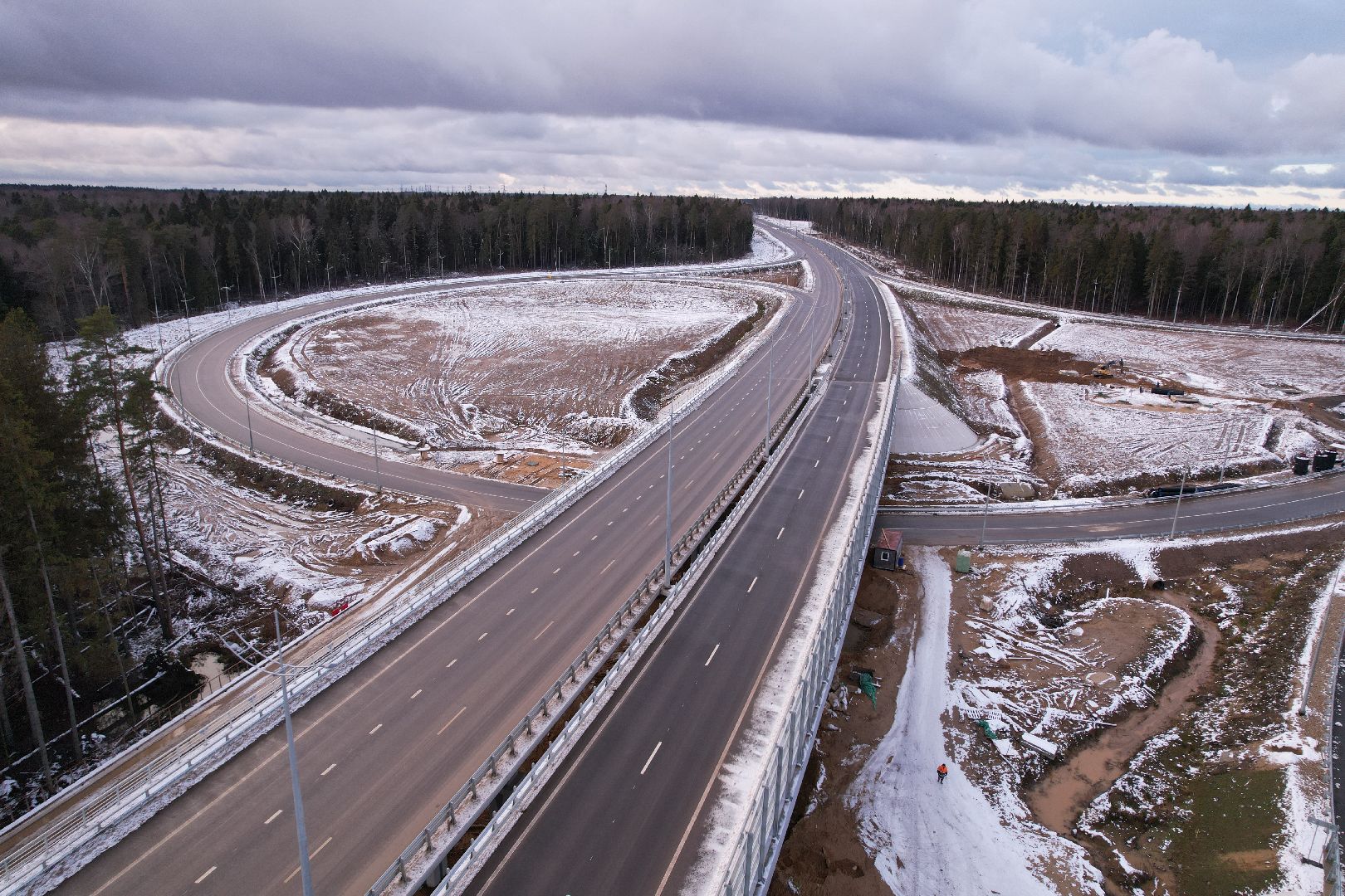 дорога, видео с коптера, мытищи, трасса,видео с коптера,