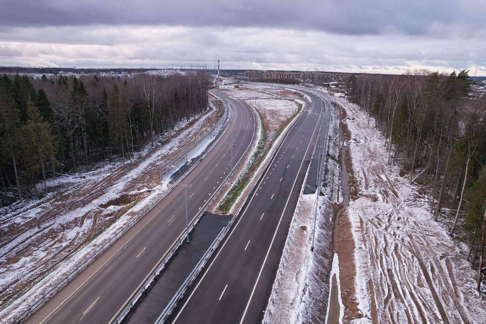 дорога, видео с коптера, мытищи, трасса,видео с коптера,