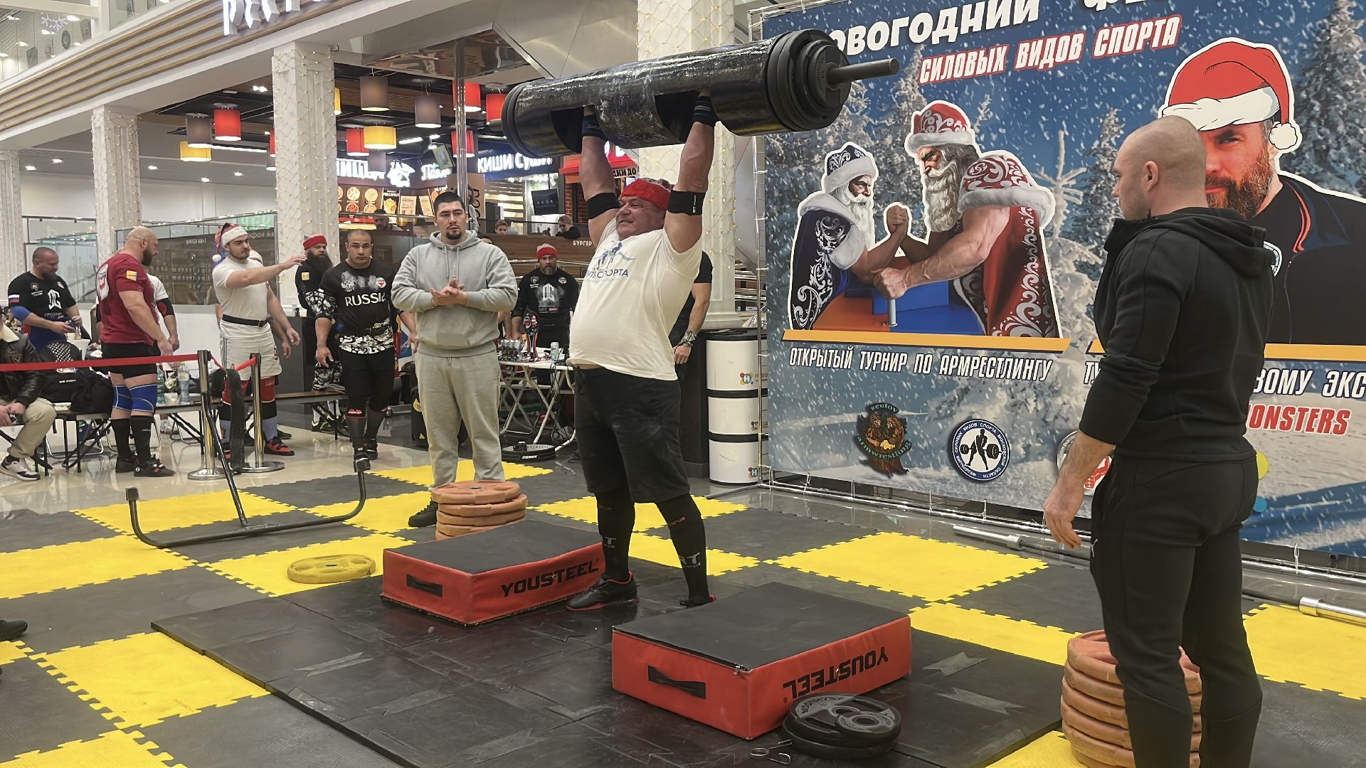 спорт, пауэрлифтинг, тяжести, силовой экстрим, турнир, новый год,