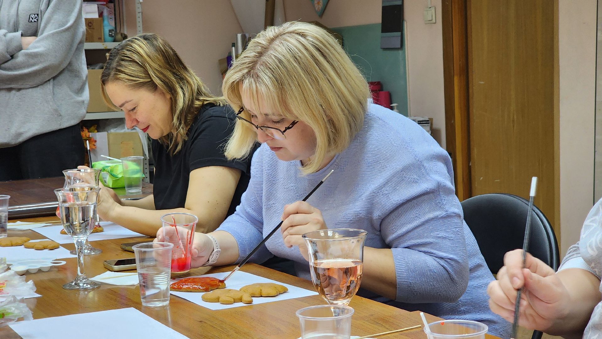 новый год, мастер-класс, роспись пряников,