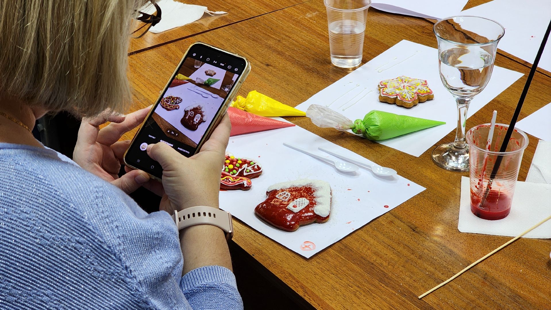 новый год, мастер-класс, роспись пряников,