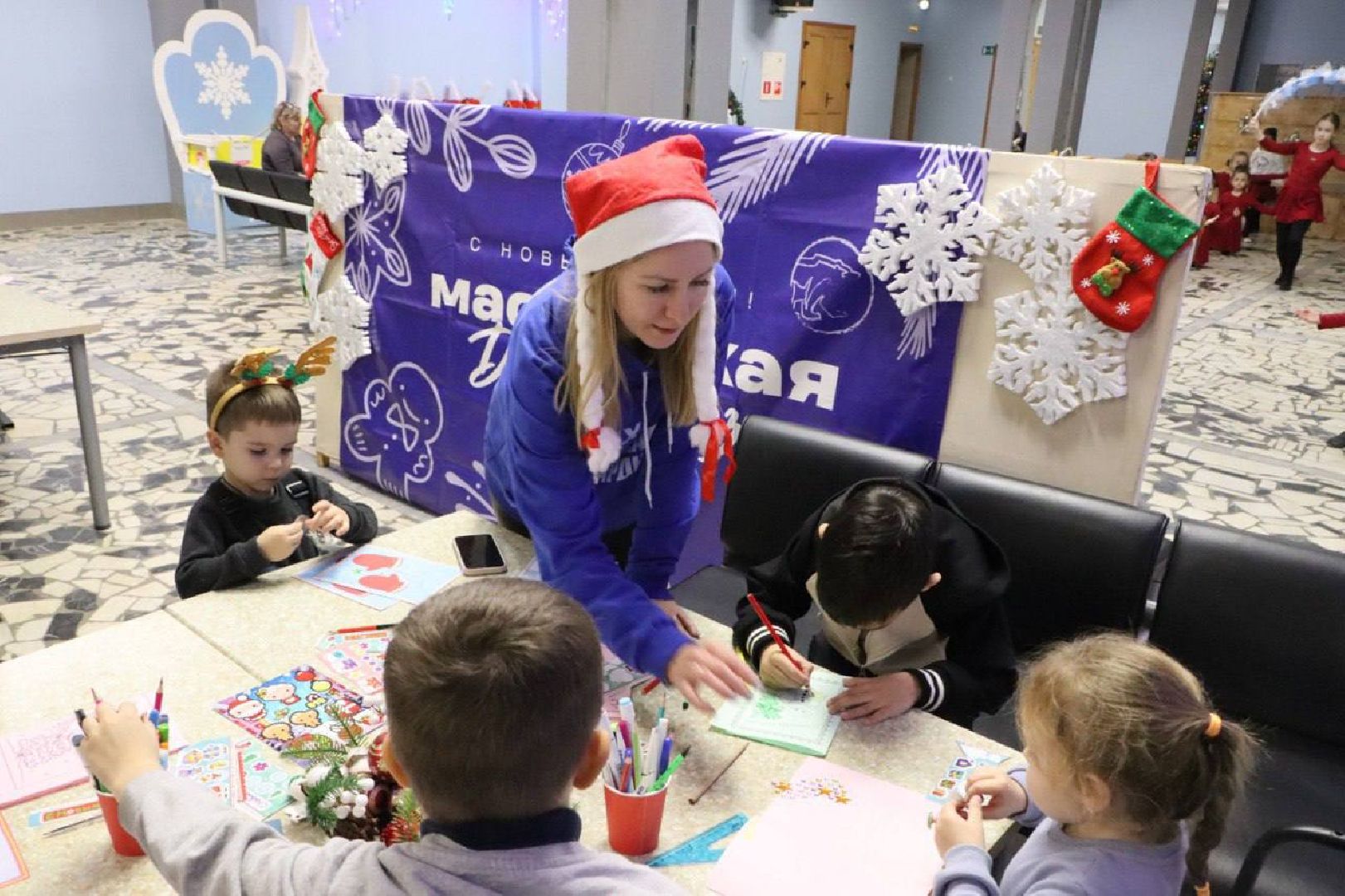 Серебряные пруды, мастерская деда мороза, письма солдатам, новый 2025 год,