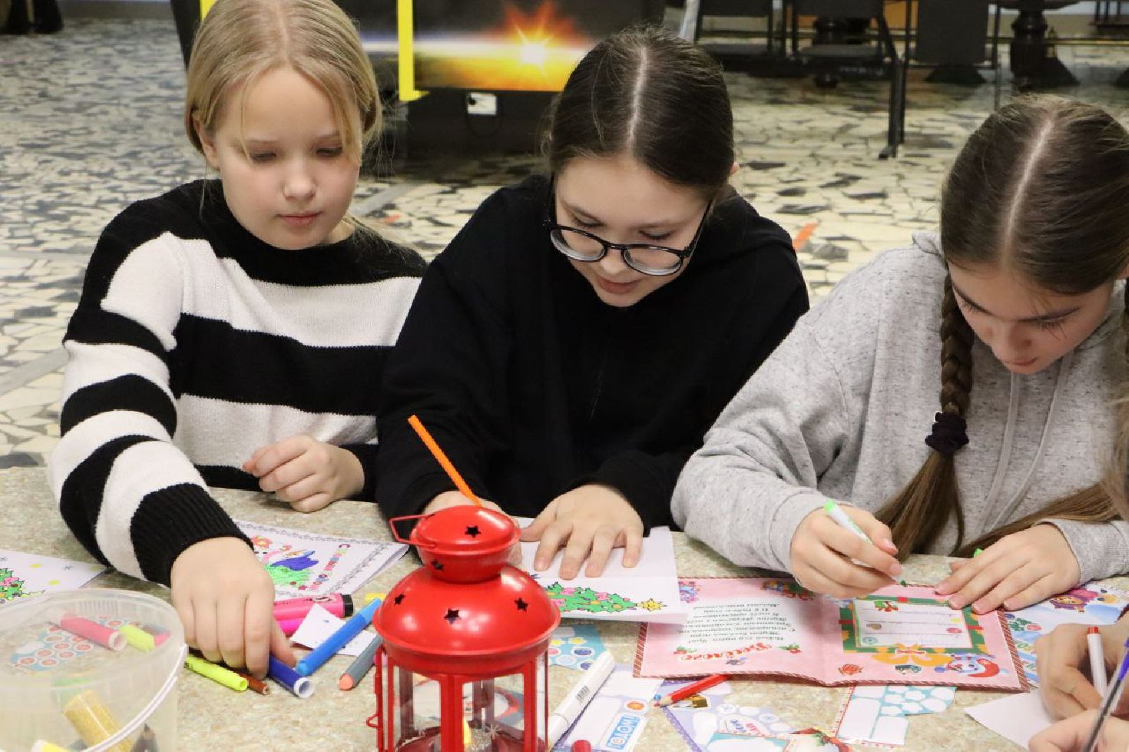 Серебряные пруды, мастерская деда мороза, письма солдатам, новый 2025 год,