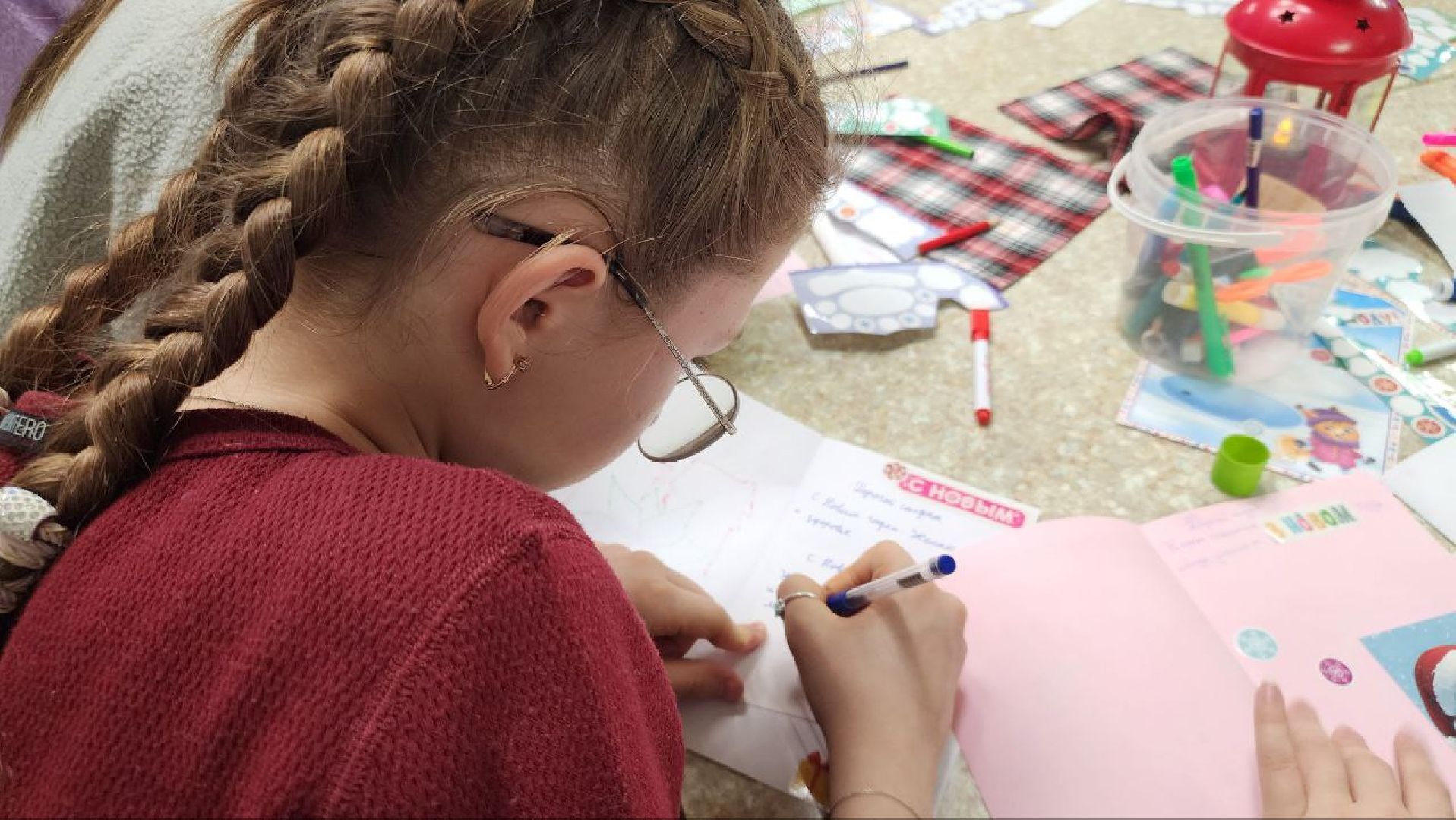 Серебряные пруды, мастерская деда мороза, письма солдатам, новый 2025 год,