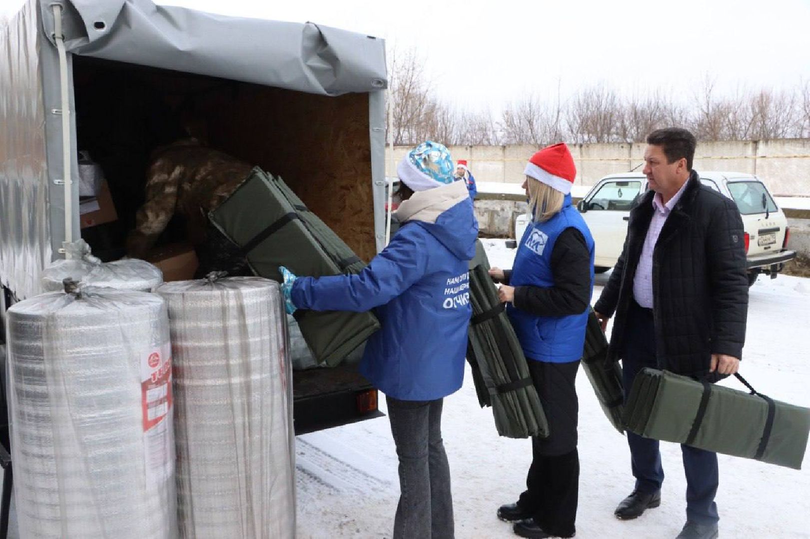 Серебряные Пруды, Боевое Братство, глава городского округа серебряные пруды, гуманитаная помощь, новогодний груз,