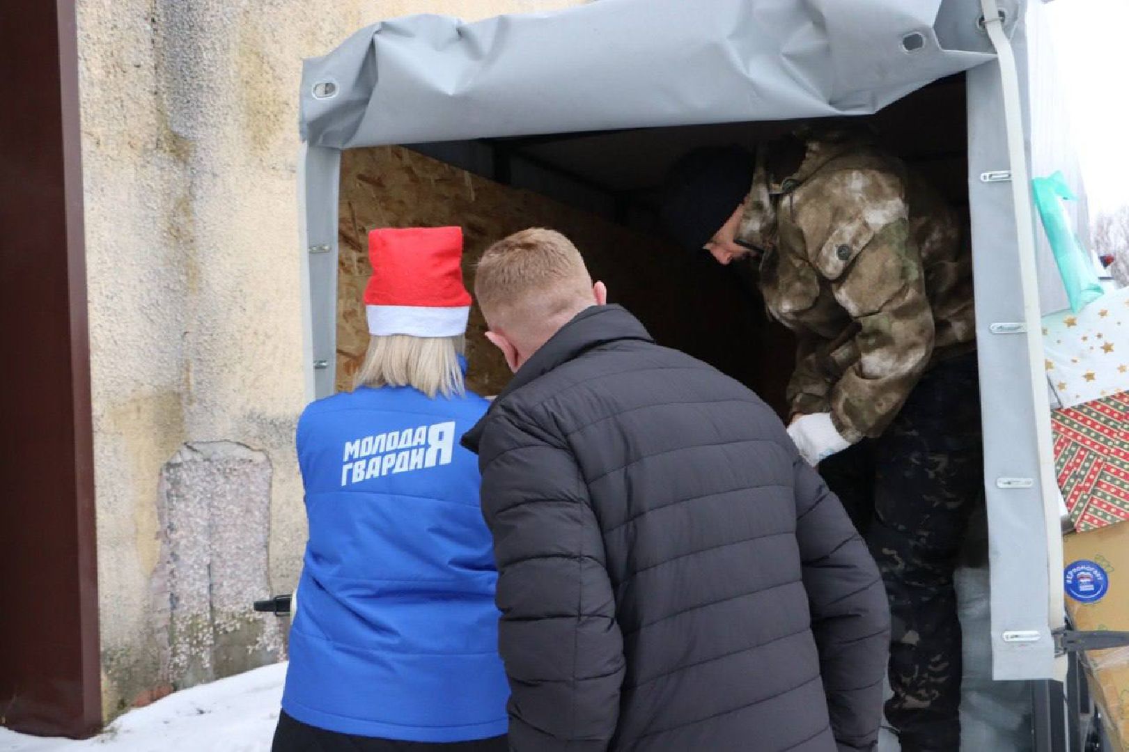 Серебряные Пруды, Боевое Братство, глава городского округа серебряные пруды, гуманитаная помощь, новогодний груз,