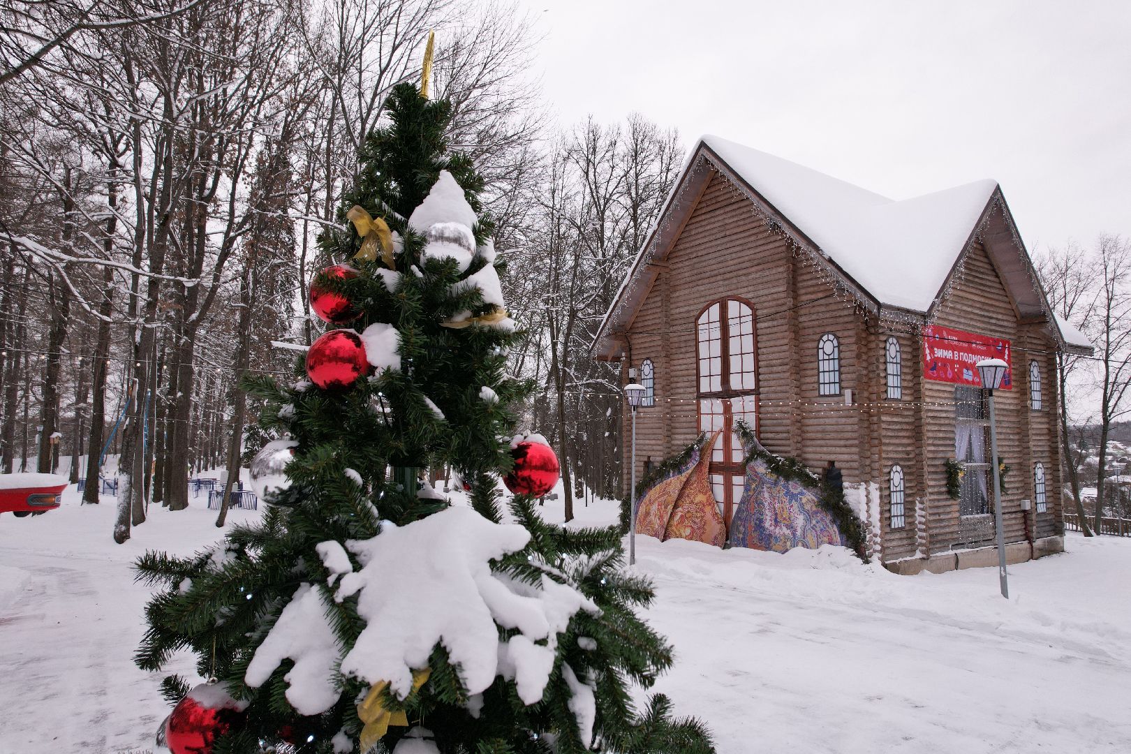 видео с коптера, руза, зима в подмосковье,