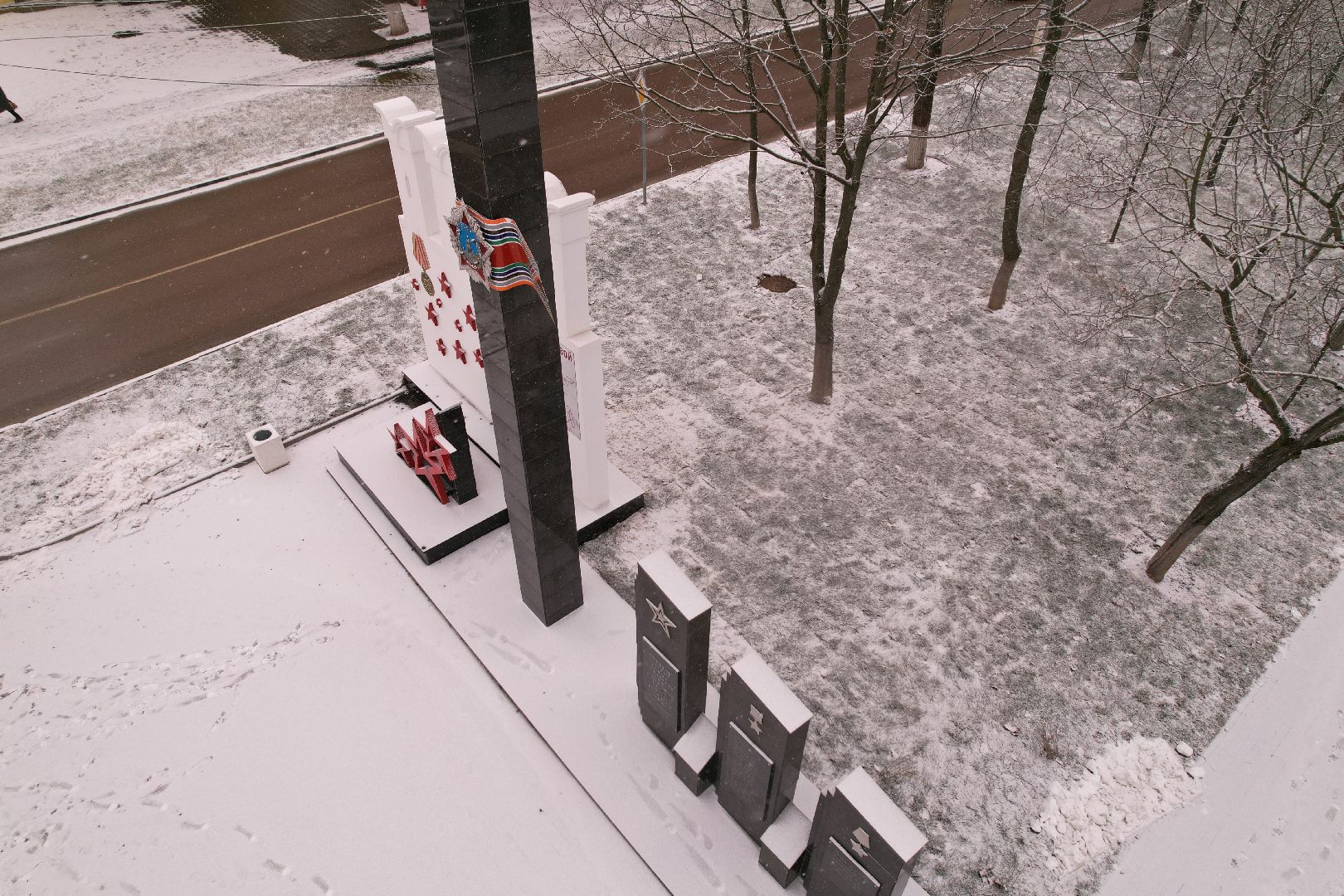 видео с коптера, ступино, парк,