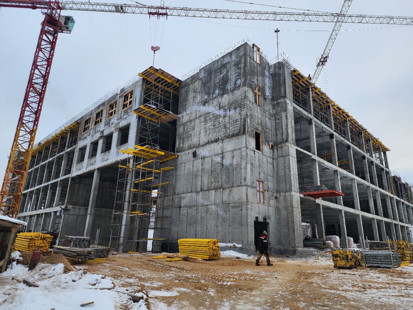 ногинск, строительство, центр образования, капистальный ремонт, строительство школы, благоустройство, реконструкция, вертикалки