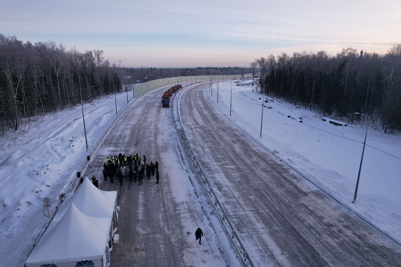 видео с коптера, лобня, дороги, строительство, северный обход,