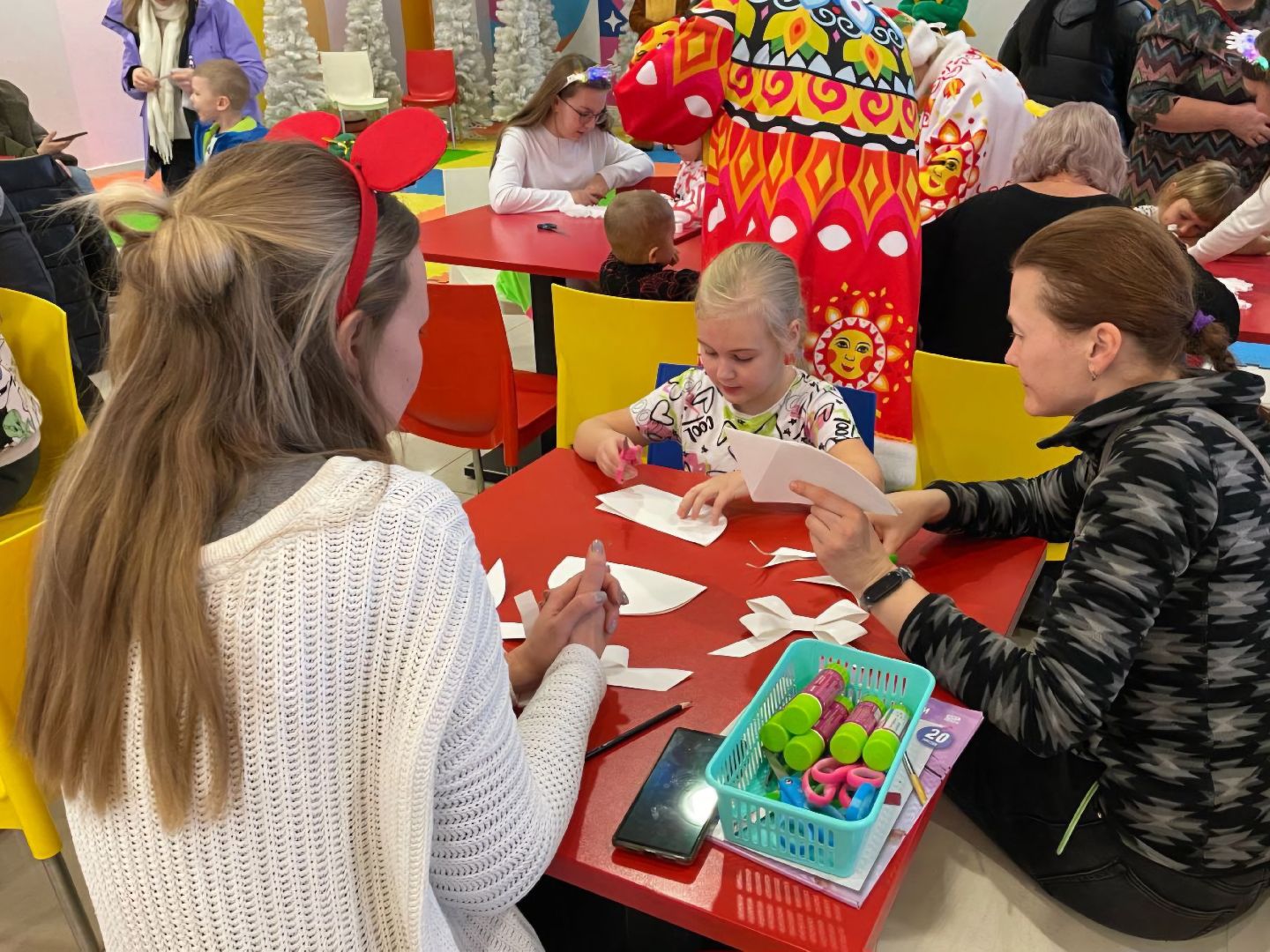 Коломна, мастерская деда мороза, новогодние мастер-классы, молодая гвардия, вертикалки,