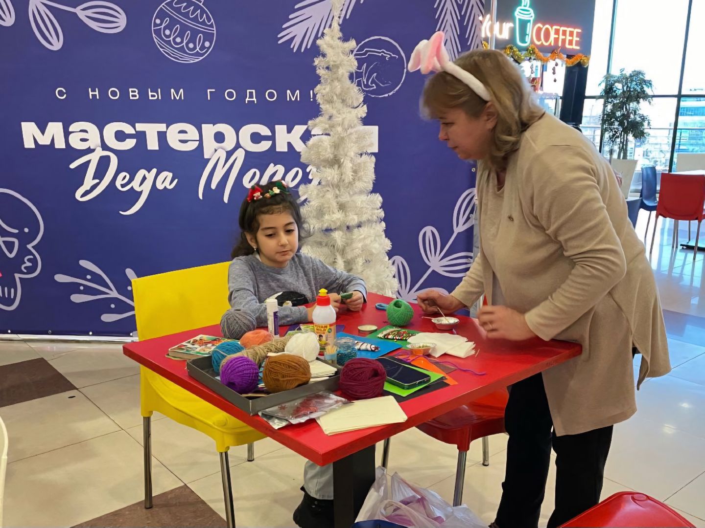 Коломна, мастерская деда мороза, новогодние мастер-классы, молодая гвардия, вертикалки,