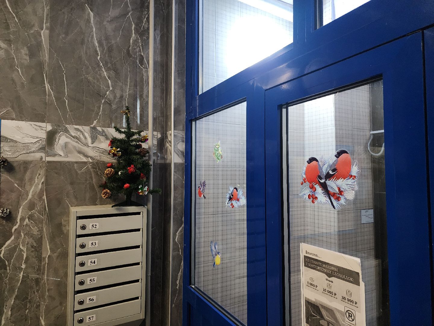 Дубна, Новый год, Новогодние украшения, ЖКХ, Подъезды, вертикалки,