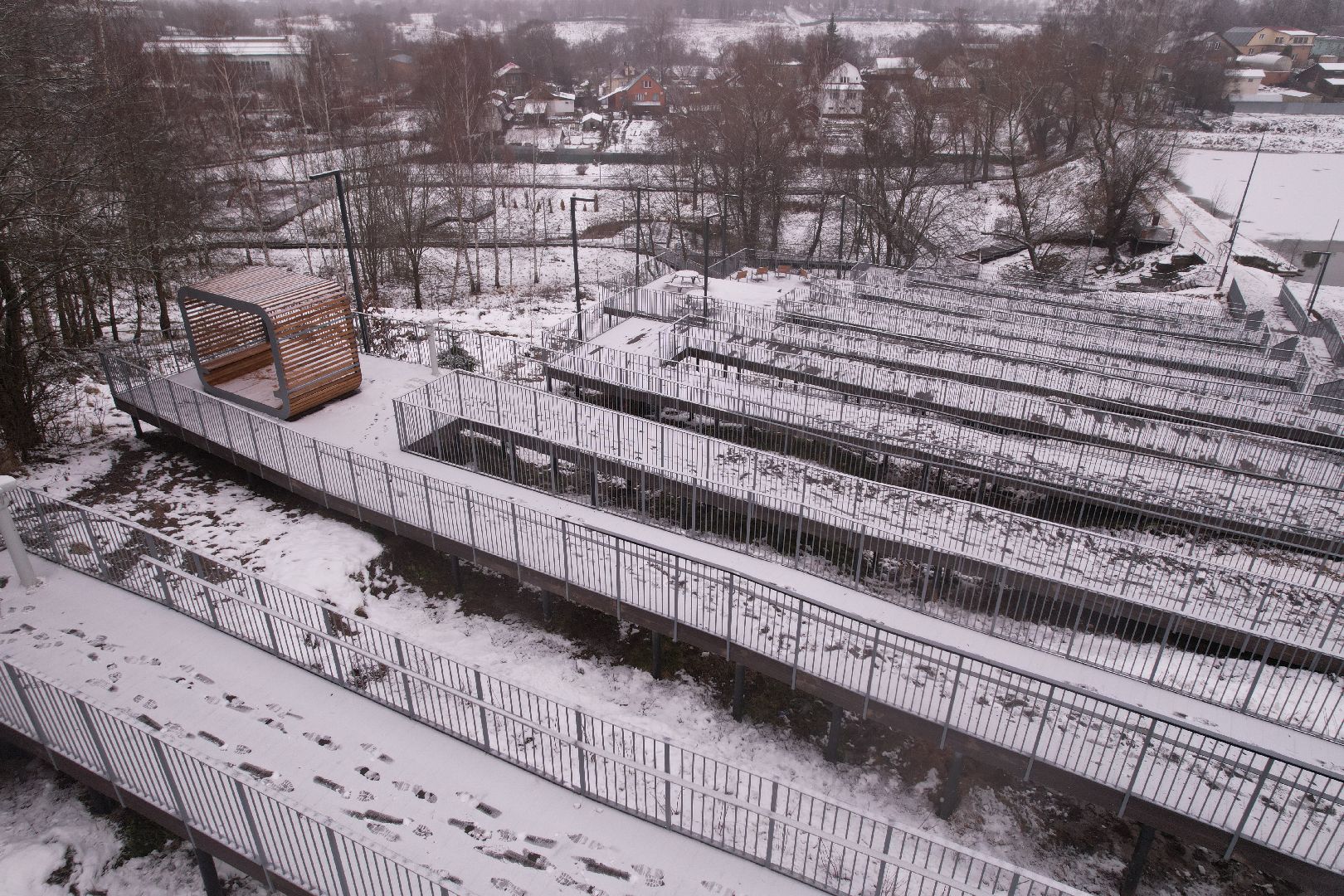 видео с коптера, волоколамск, парки,
