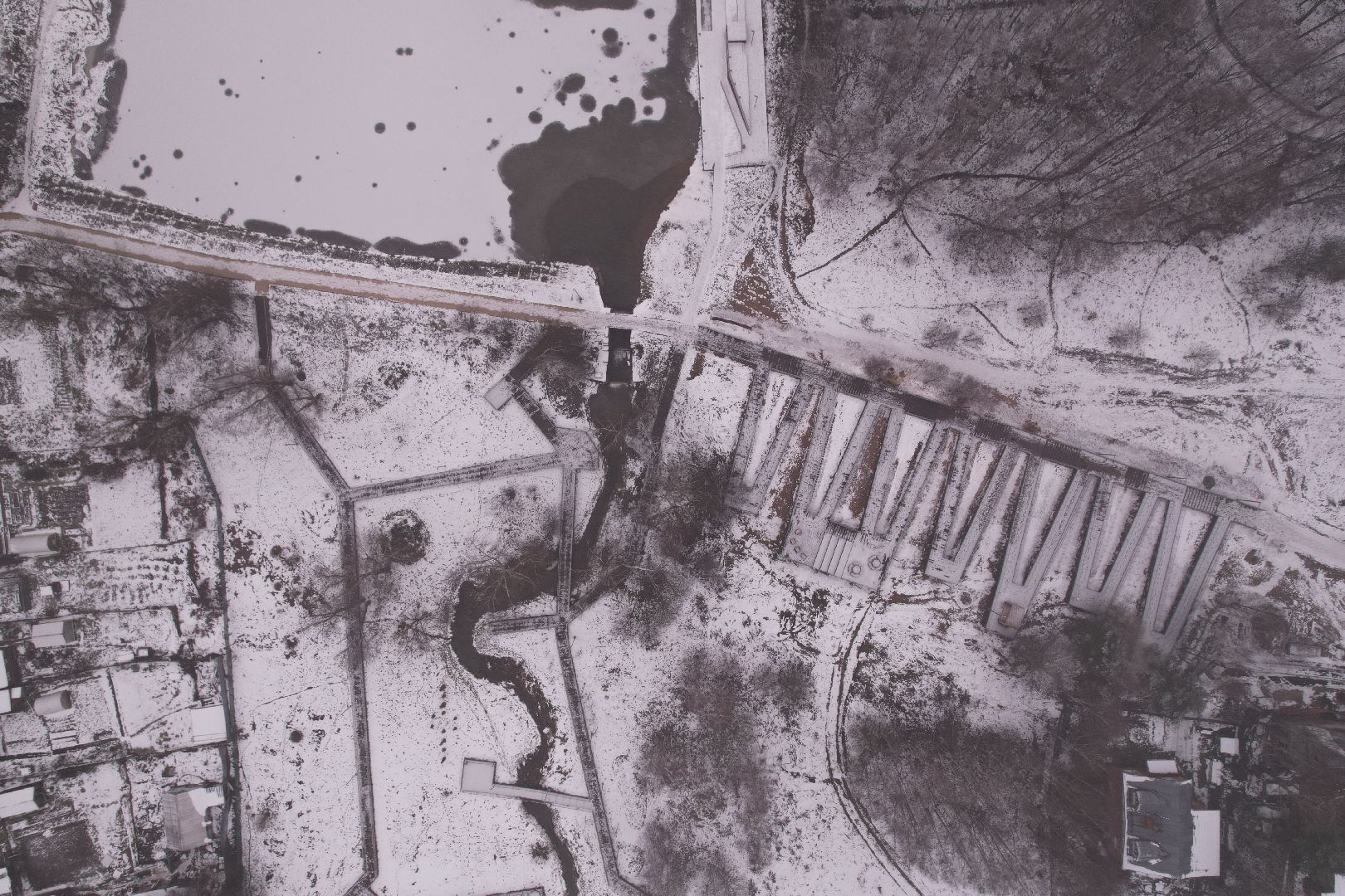 видео с коптера, волоколамск, парки,