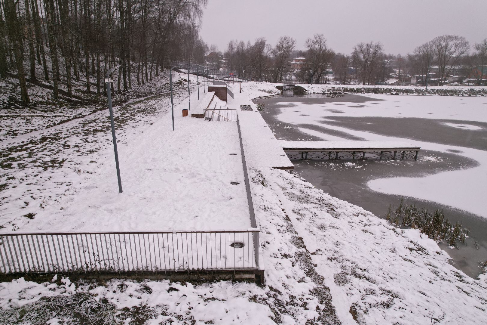 видео с коптера, волоколамск, парки,