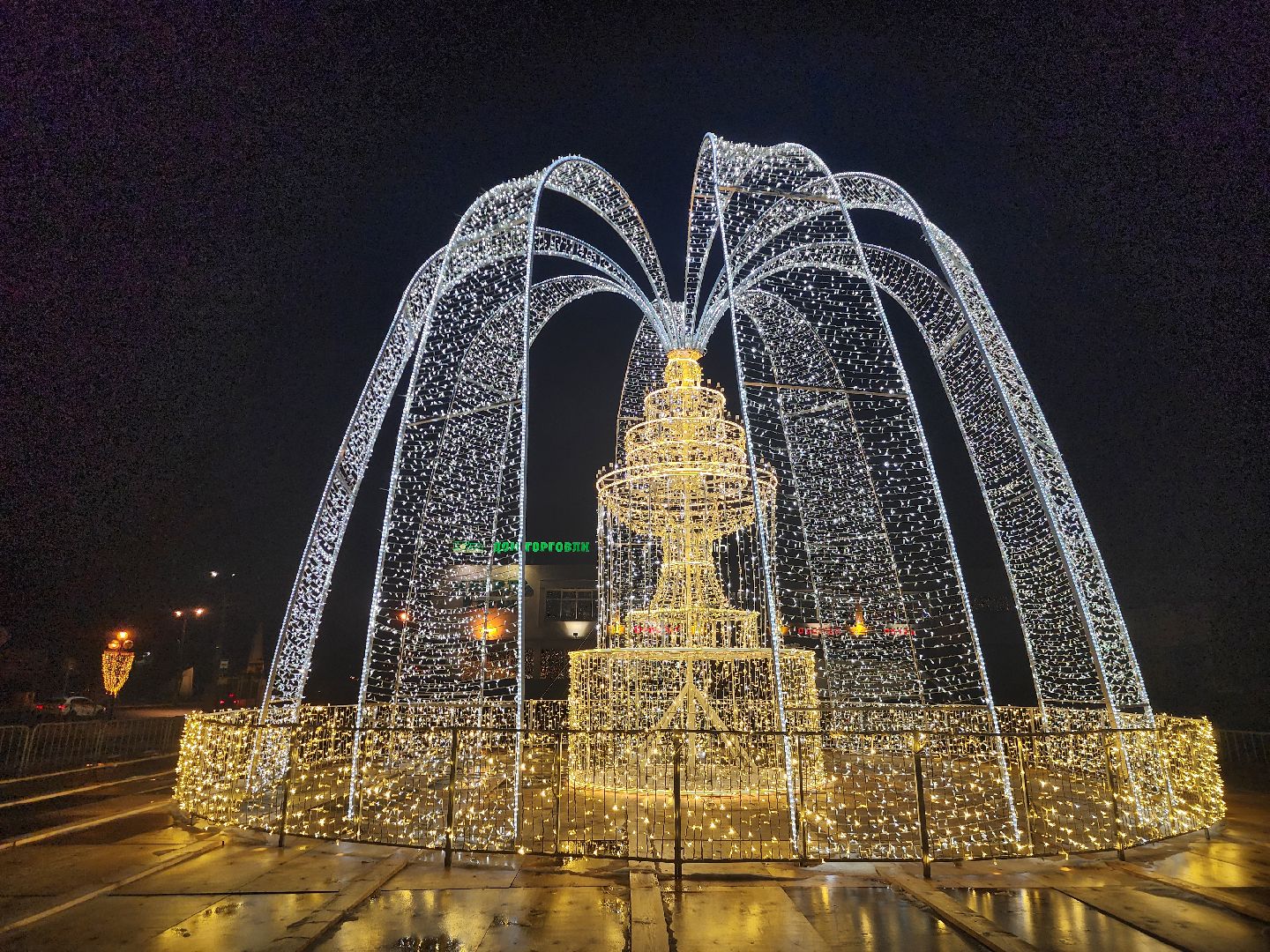 Коломна, новогоднее украшение, новогодние огни, вертикалки,