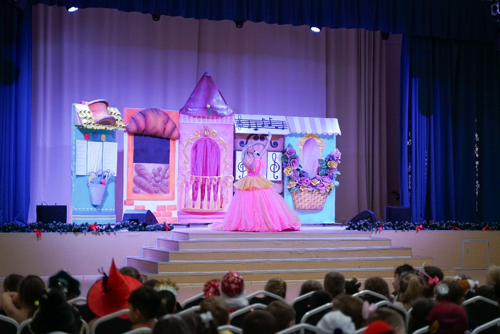 школа, шоу, дети, новый год,