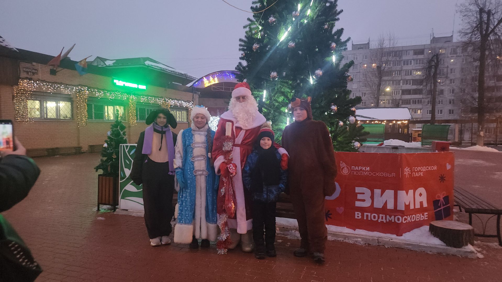 Павловский Посад, Городской округ Павловский Посад, Люди, Жители, Новый год, Дед Мороз, вертикалки,