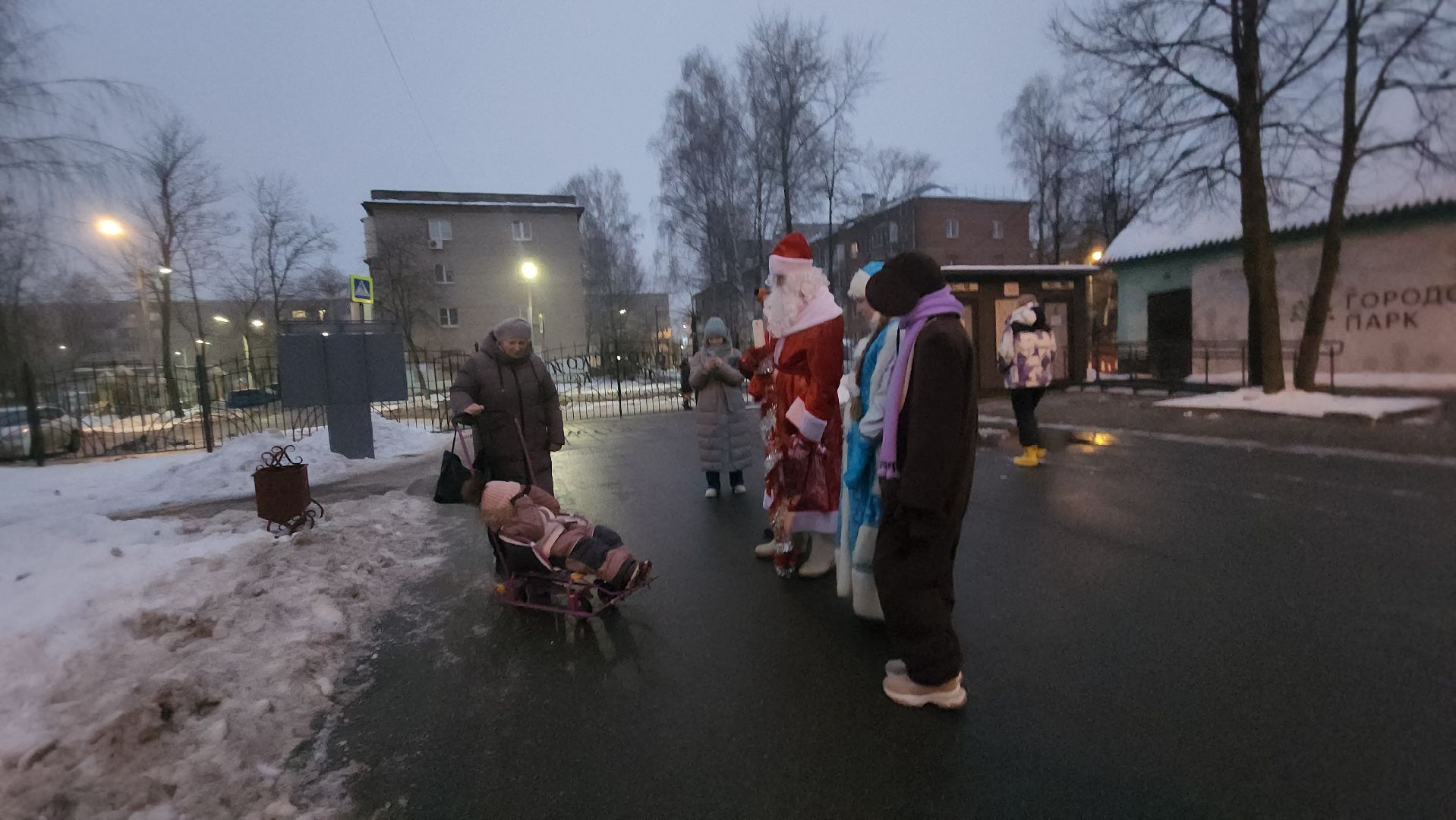Павловский Посад, Городской округ Павловский Посад, Люди, Жители, Новый год, Дед Мороз, вертикалки,