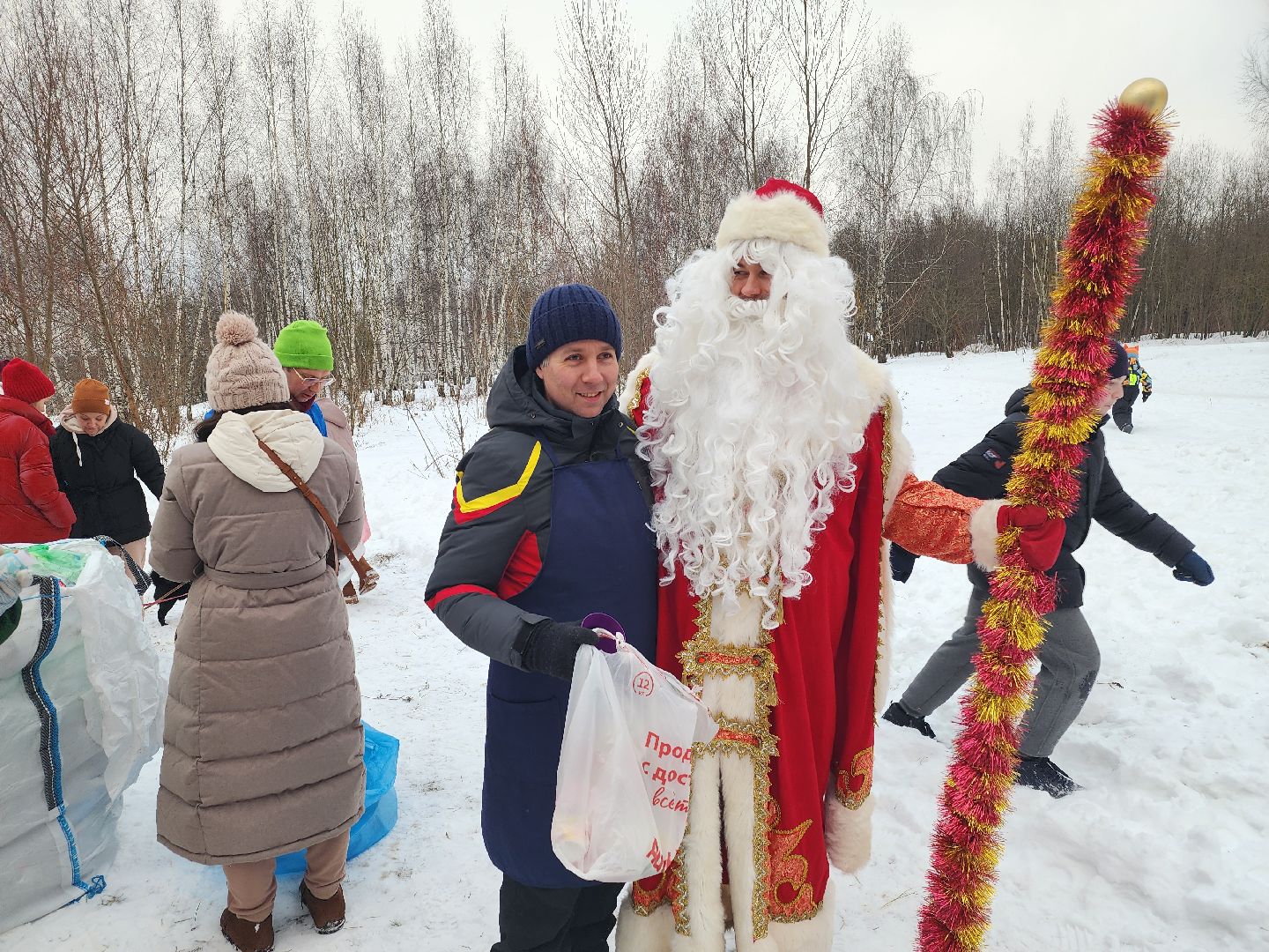долгопрудный, новые водники, рсо, экология, дед мороз и снегурочка, экощипцы,