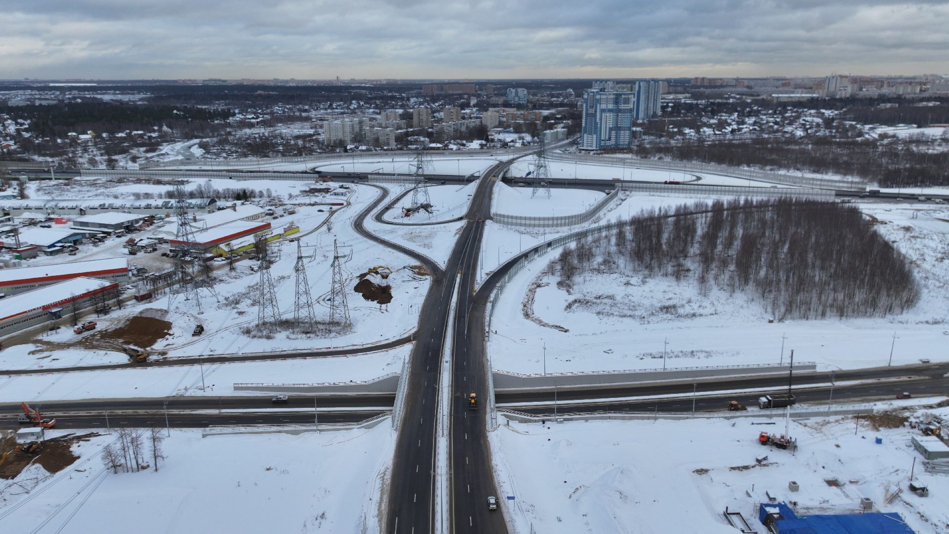 видео с коптера, мытищи, мытищинская хорда,
