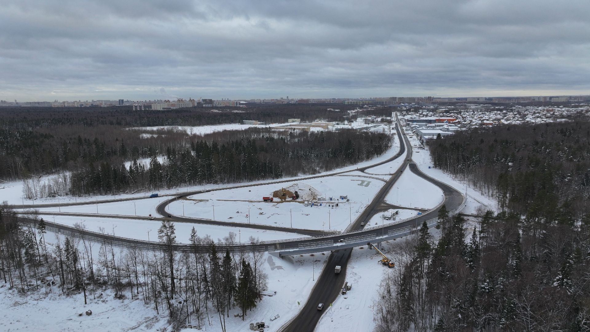 видео с коптера, мытищи, мытищинская хорда,