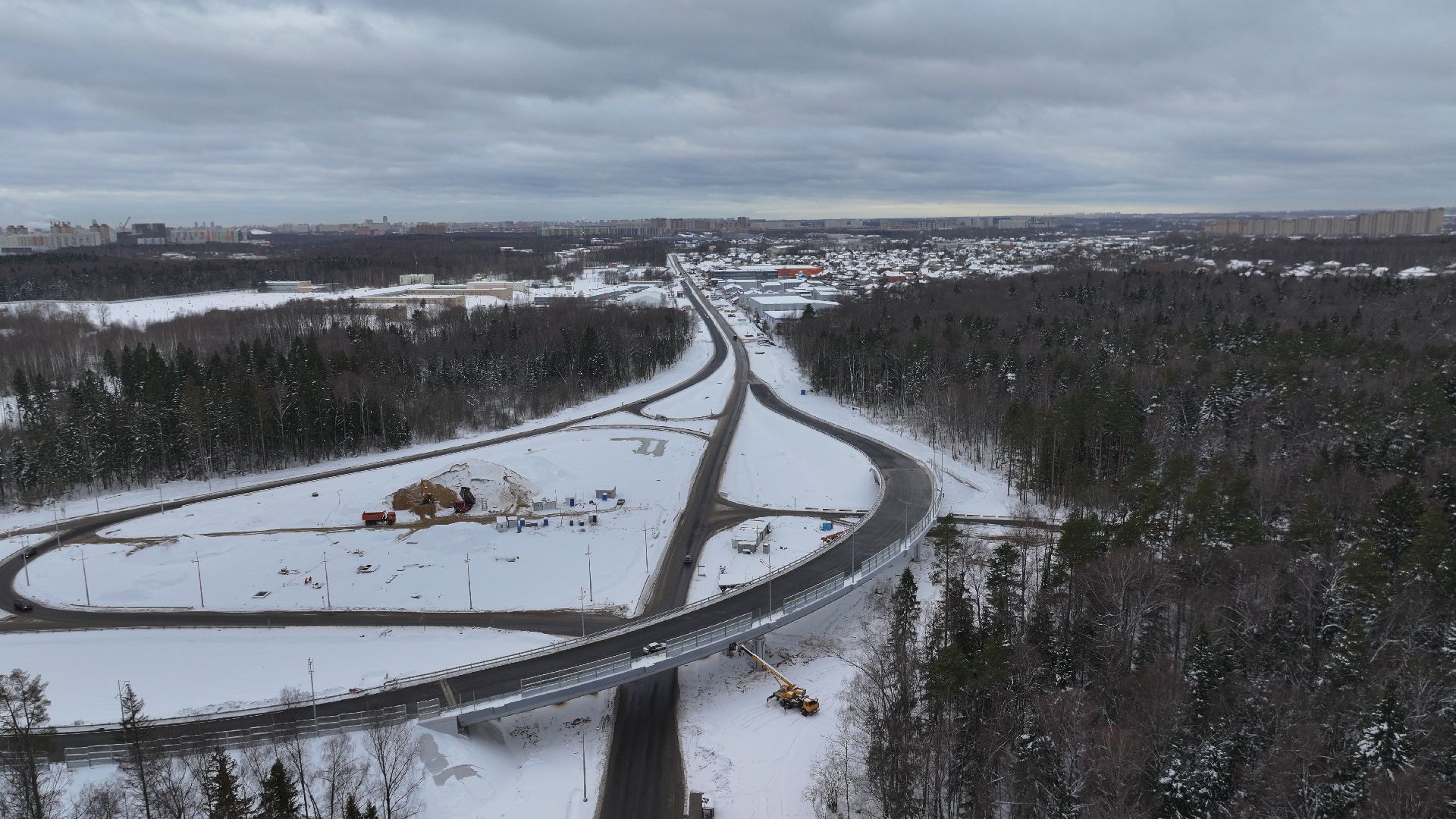 видео с коптера, мытищи, мытищинская хорда,