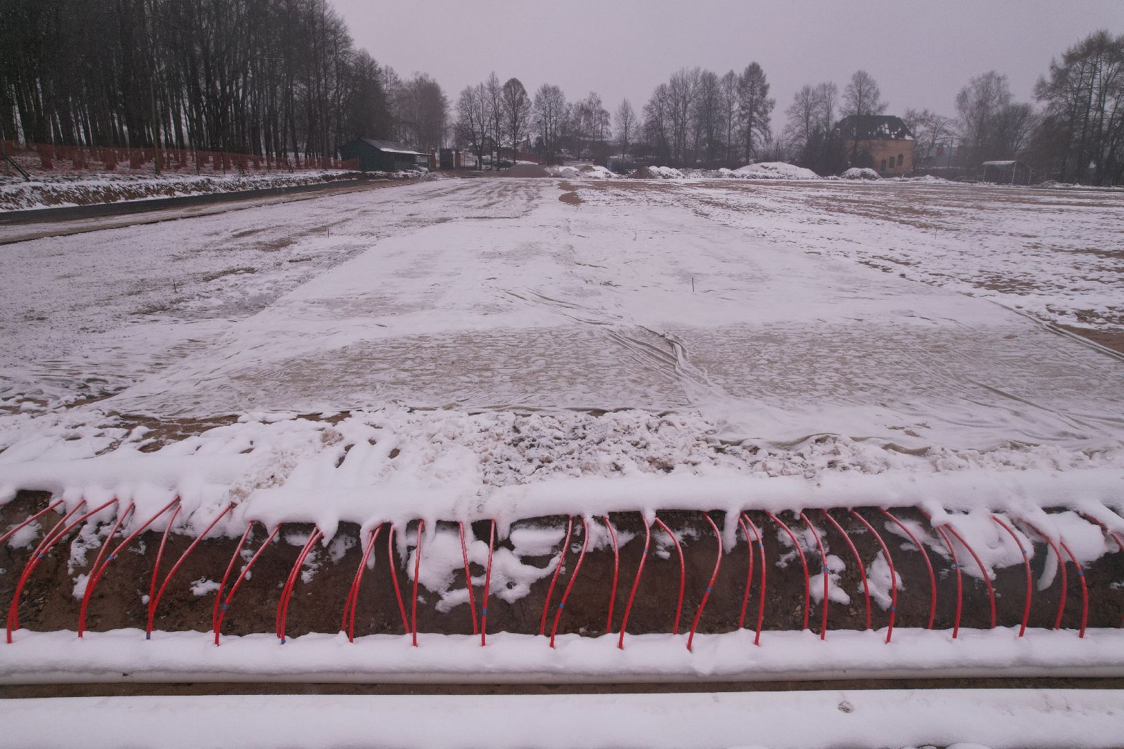 видео с коптера, стадион, волоколамск,