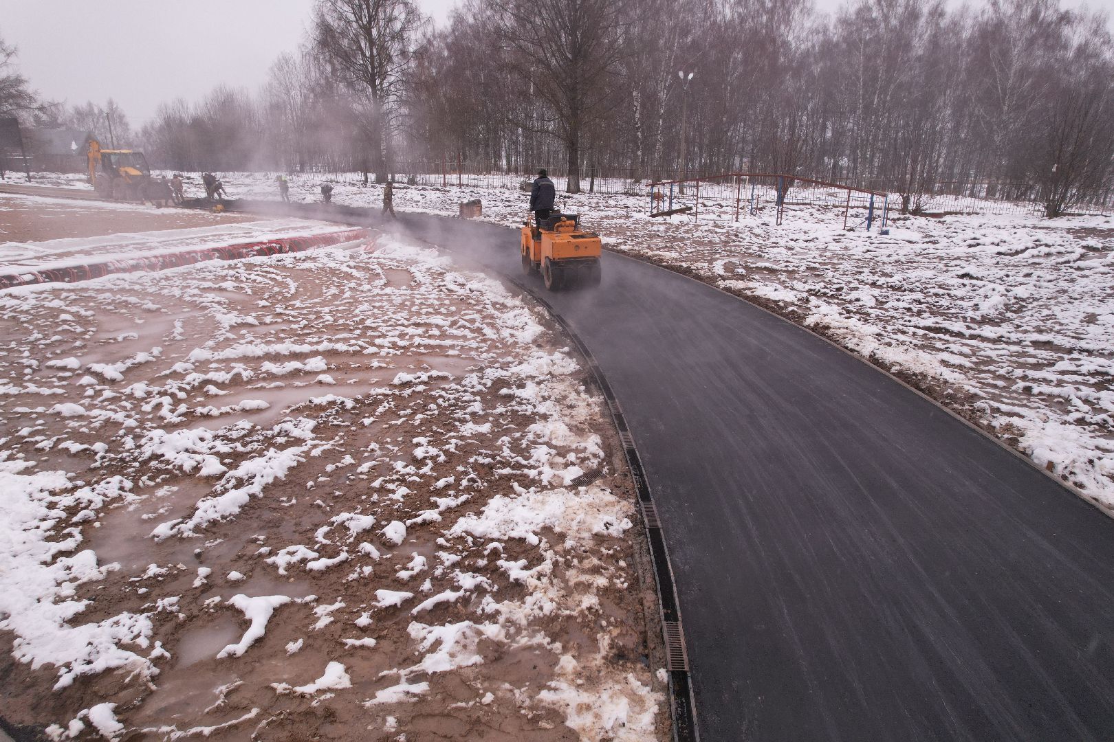 видео с коптера, стадион, волоколамск,
