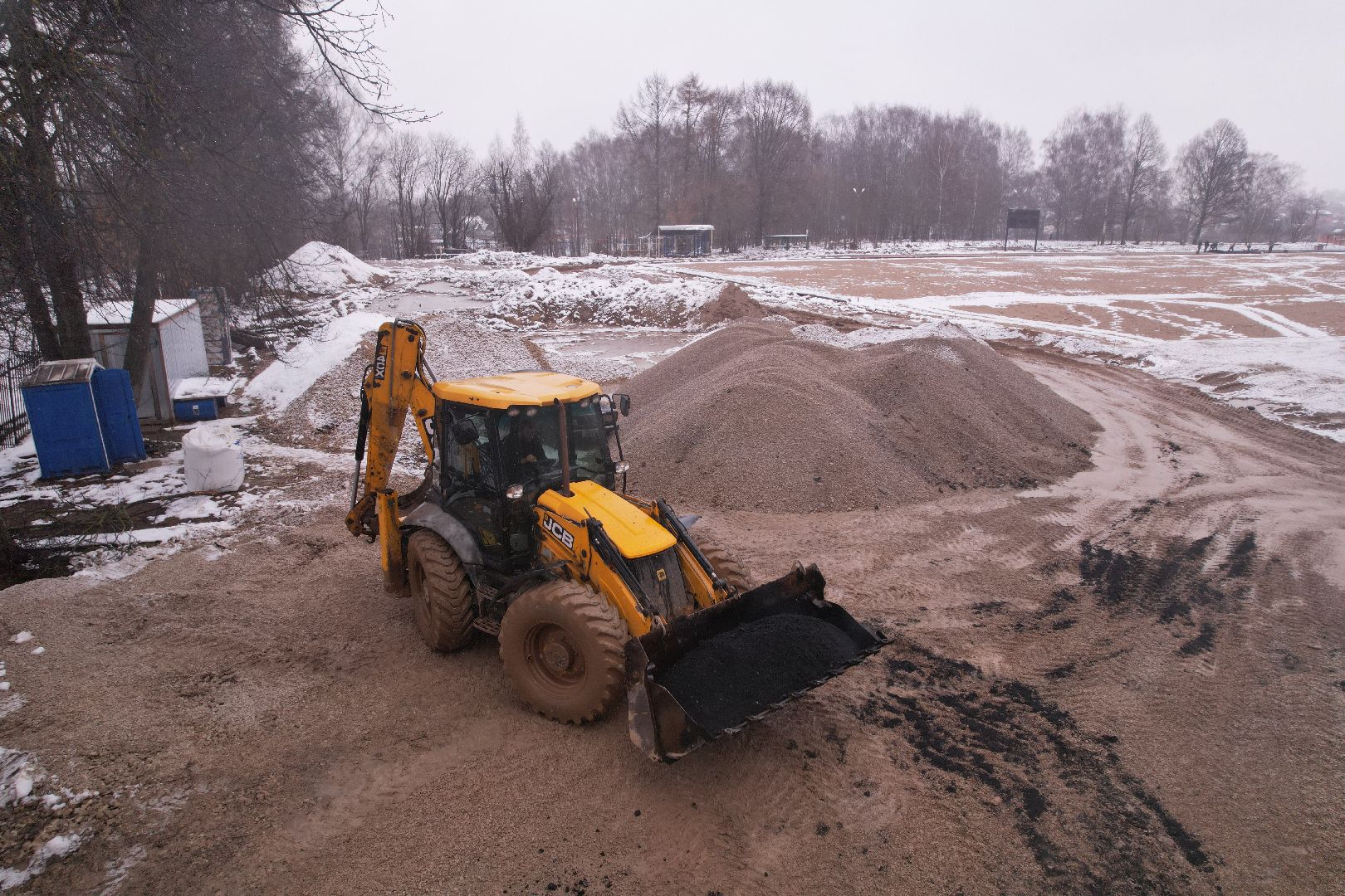 видео с коптера, стадион, волоколамск,