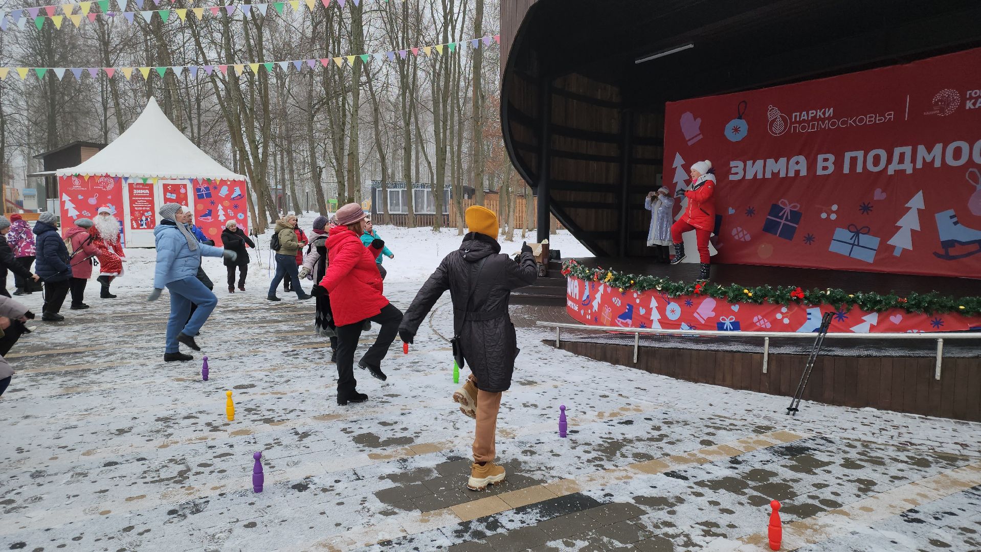 кашира, активное долголетие, новый год, спортивная эстафета, северная ходьба, дыхательная гимнастика,