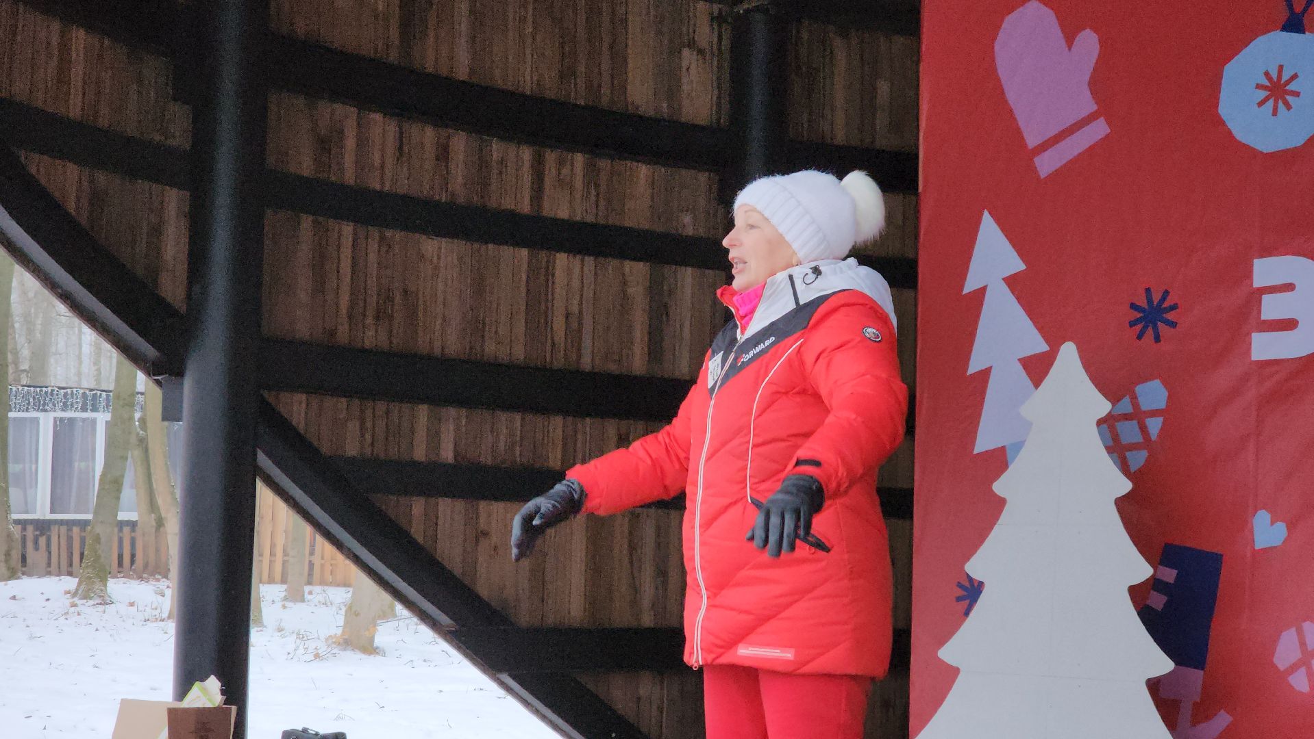 кашира, активное долголетие, новый год, спортивная эстафета, северная ходьба, дыхательная гимнастика,