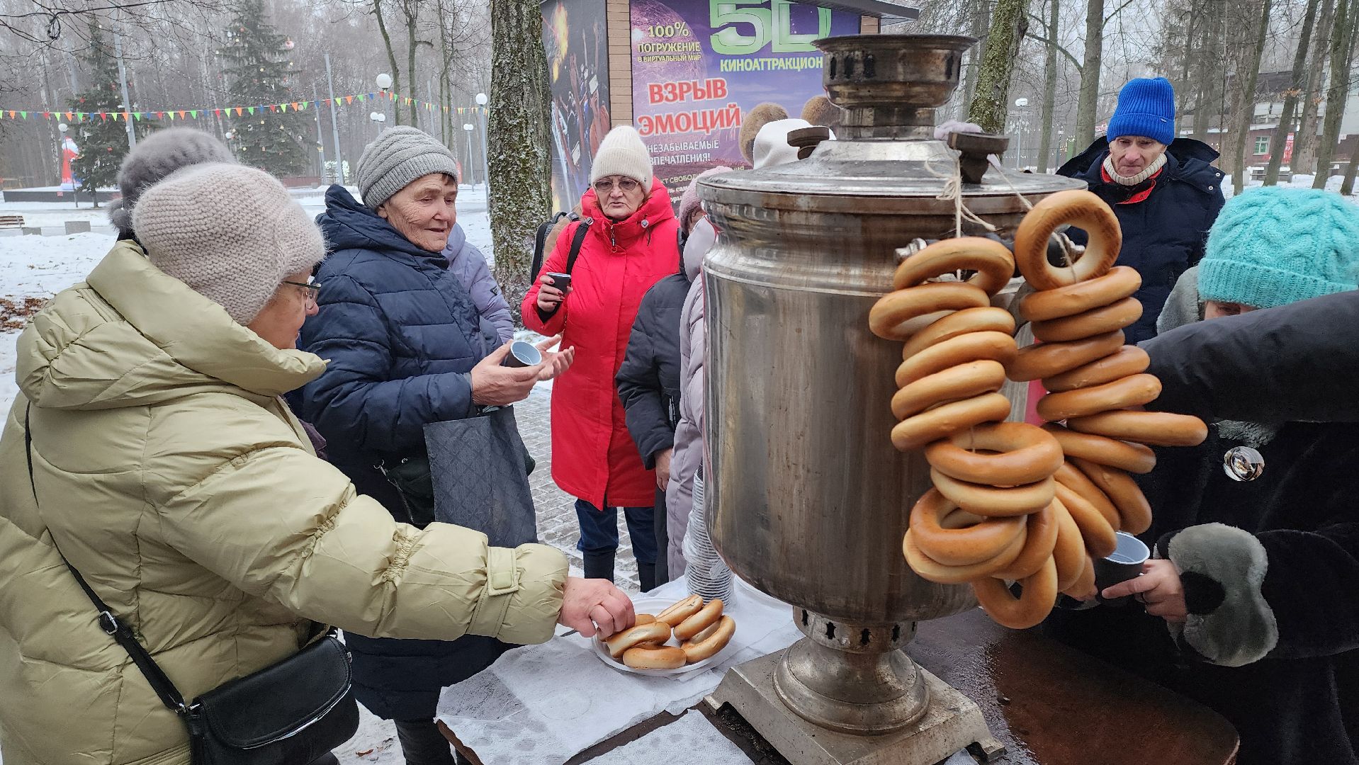 кашира, активное долголетие, новый год, спортивная эстафета, северная ходьба, дыхательная гимнастика,