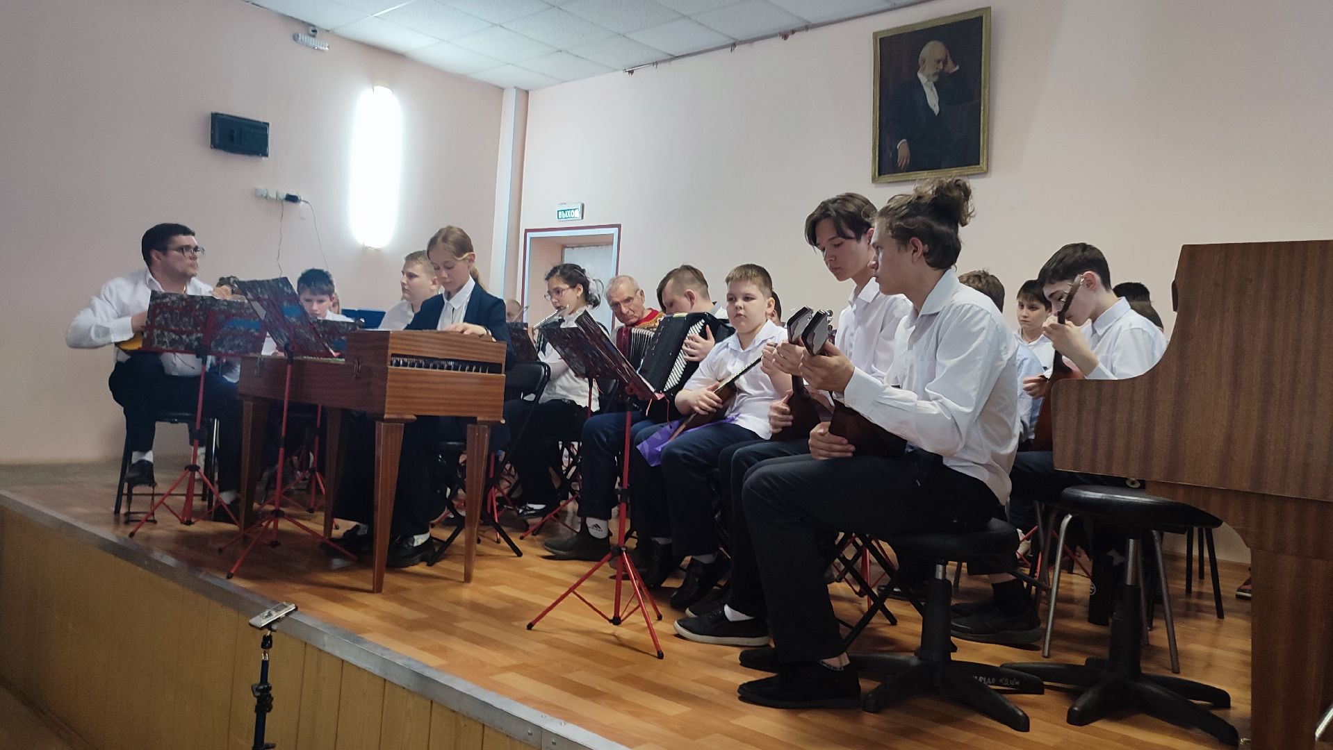 Кашира, ДШИ, отчетный концерт, хор, оркестр