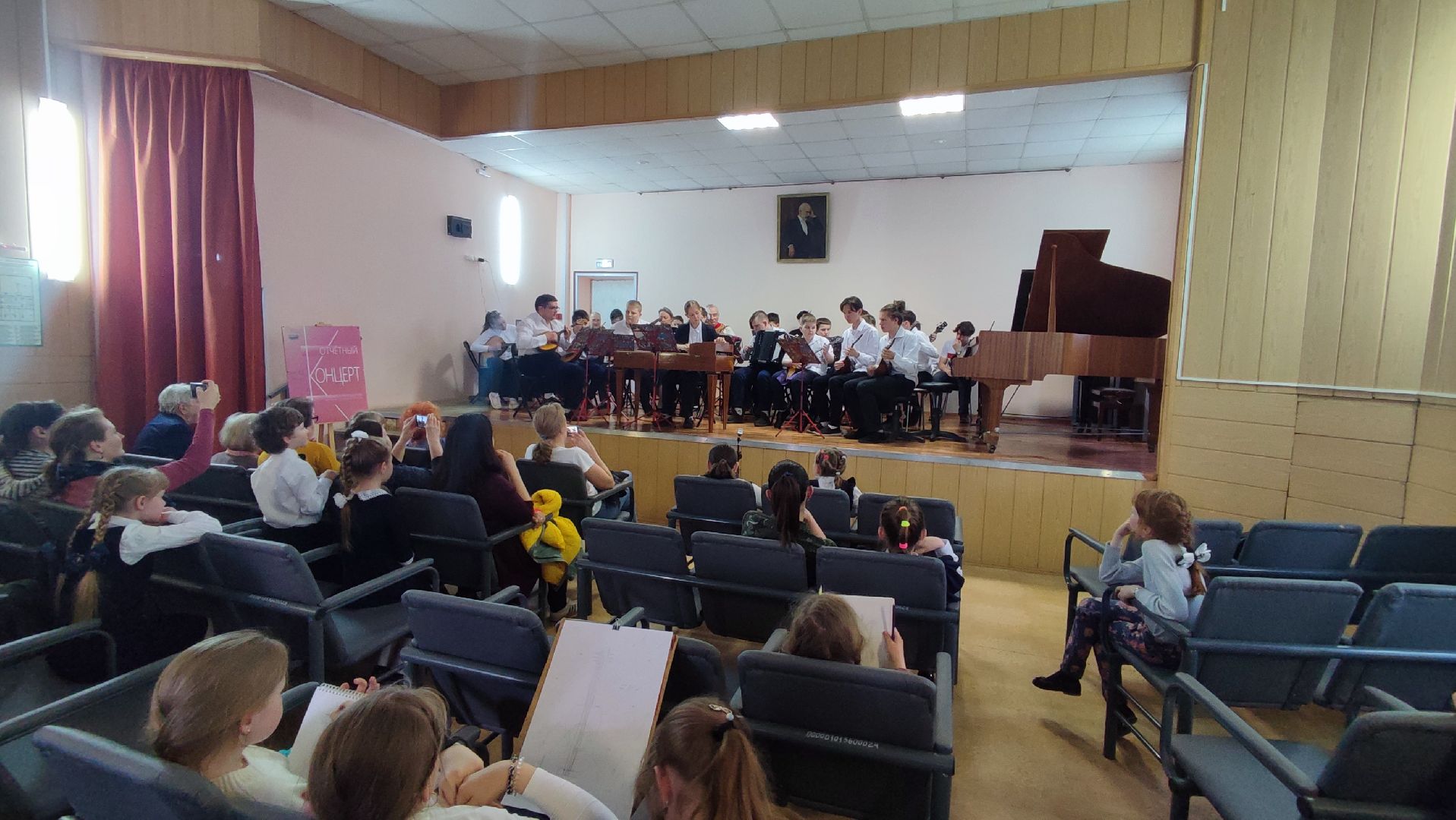 Кашира, ДШИ, отчетный концерт, хор, оркестр