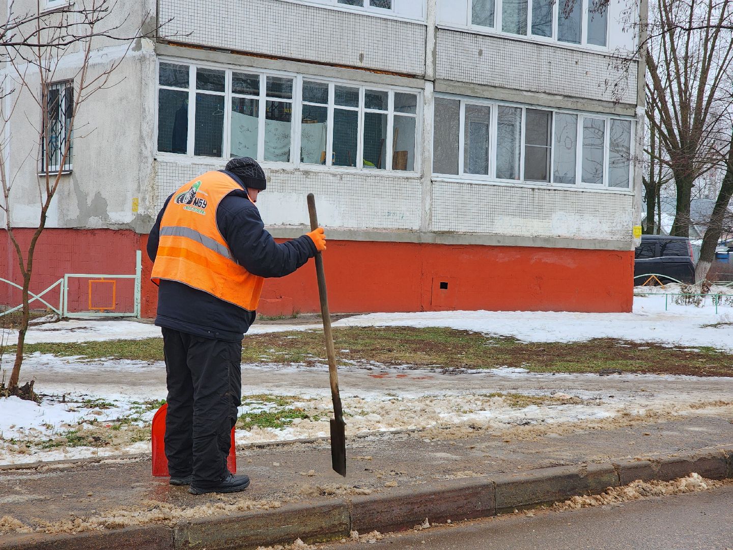 ногинск, коммунальная служба, мбу благосфера, жкх, очистка тротуаров, гололед, вертикалки