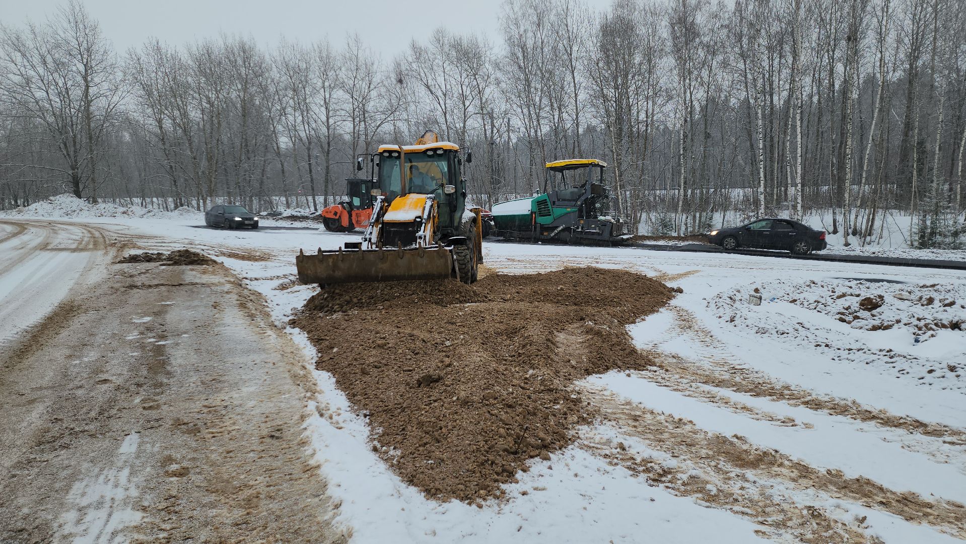 Руза, тучково, строительство дороги, Объездная дорога, рузский округ, московская область, подмосковье, вертикалки,
