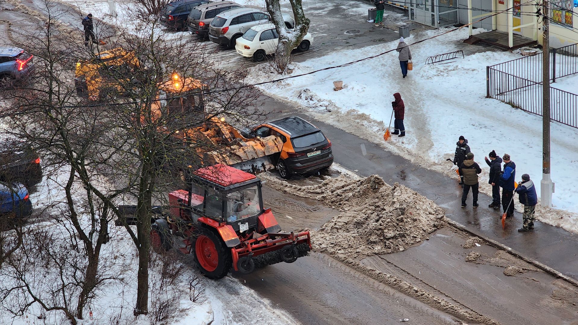 ЖКХ, уборка снега, коммунальные службы, Старая Купавна, Богородский городской округ, вертикалки