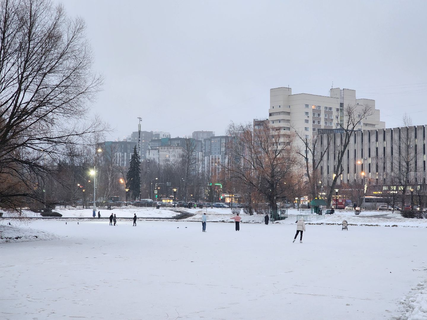 одинцово, благоустройство, пруд, каток, баранка, вертикалки,