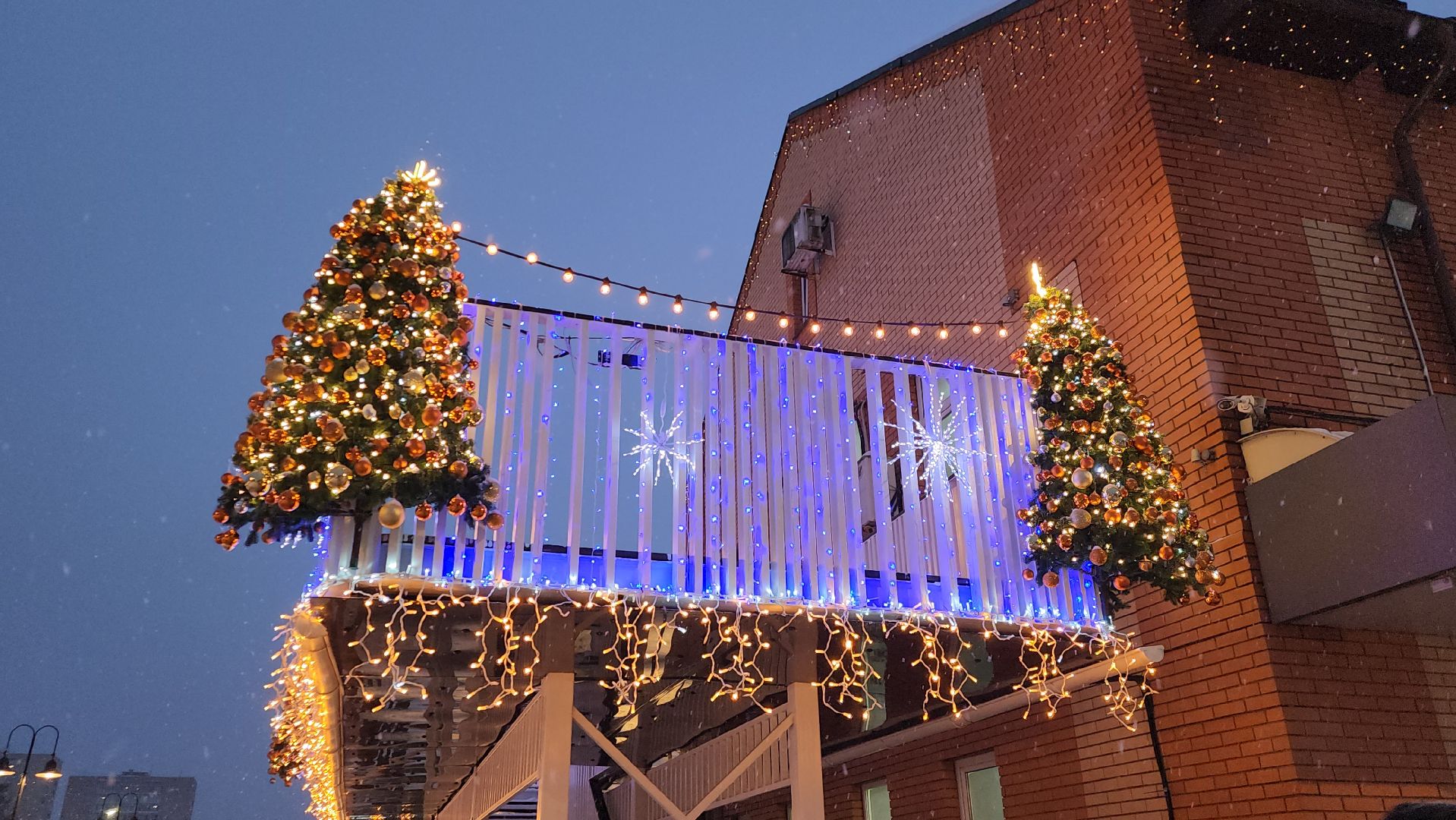 украшение города к новому году, зима, вертикалки,